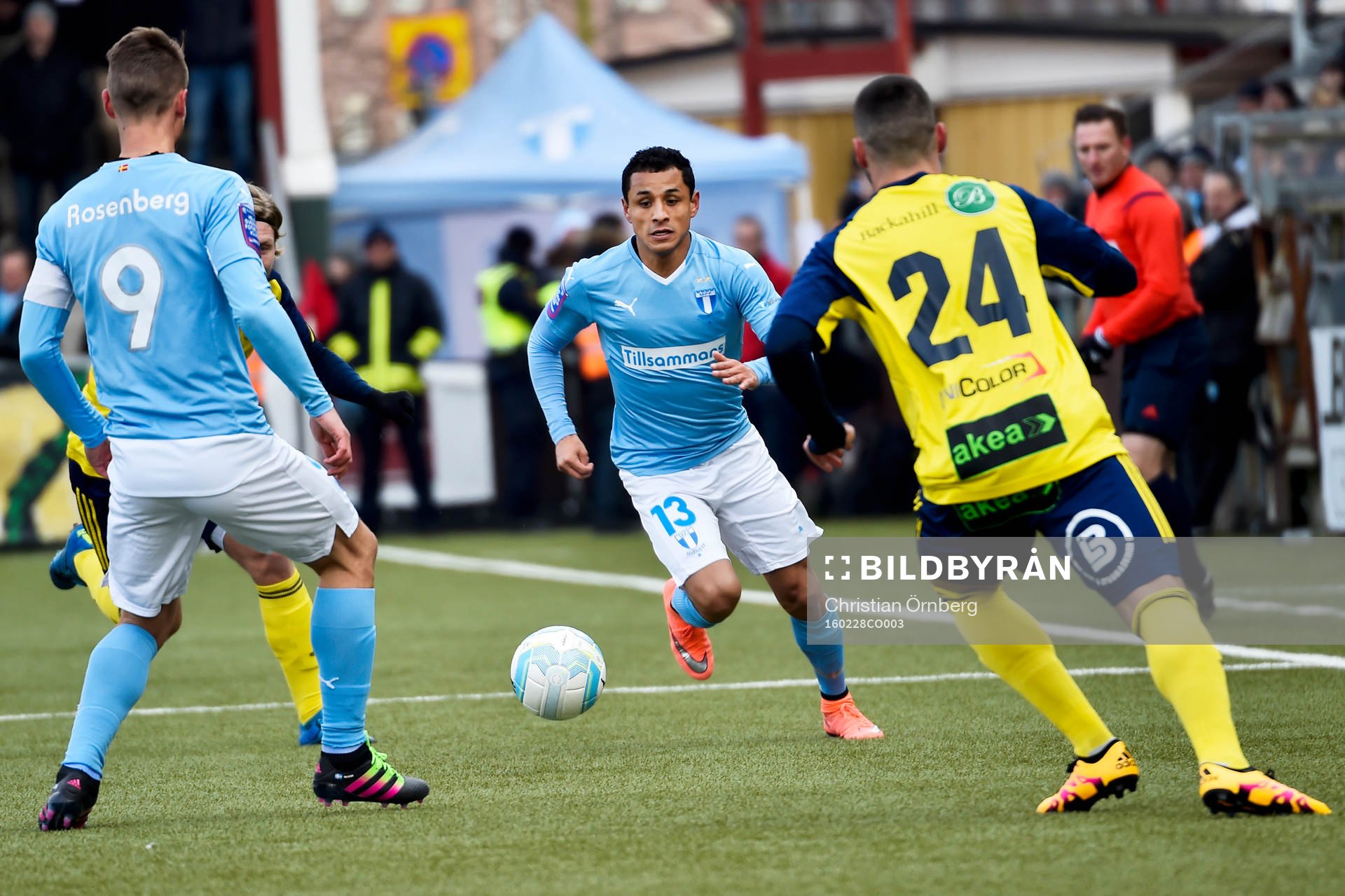 Malmö FFs Markus Rosenberg och Yoshimar Yotún och