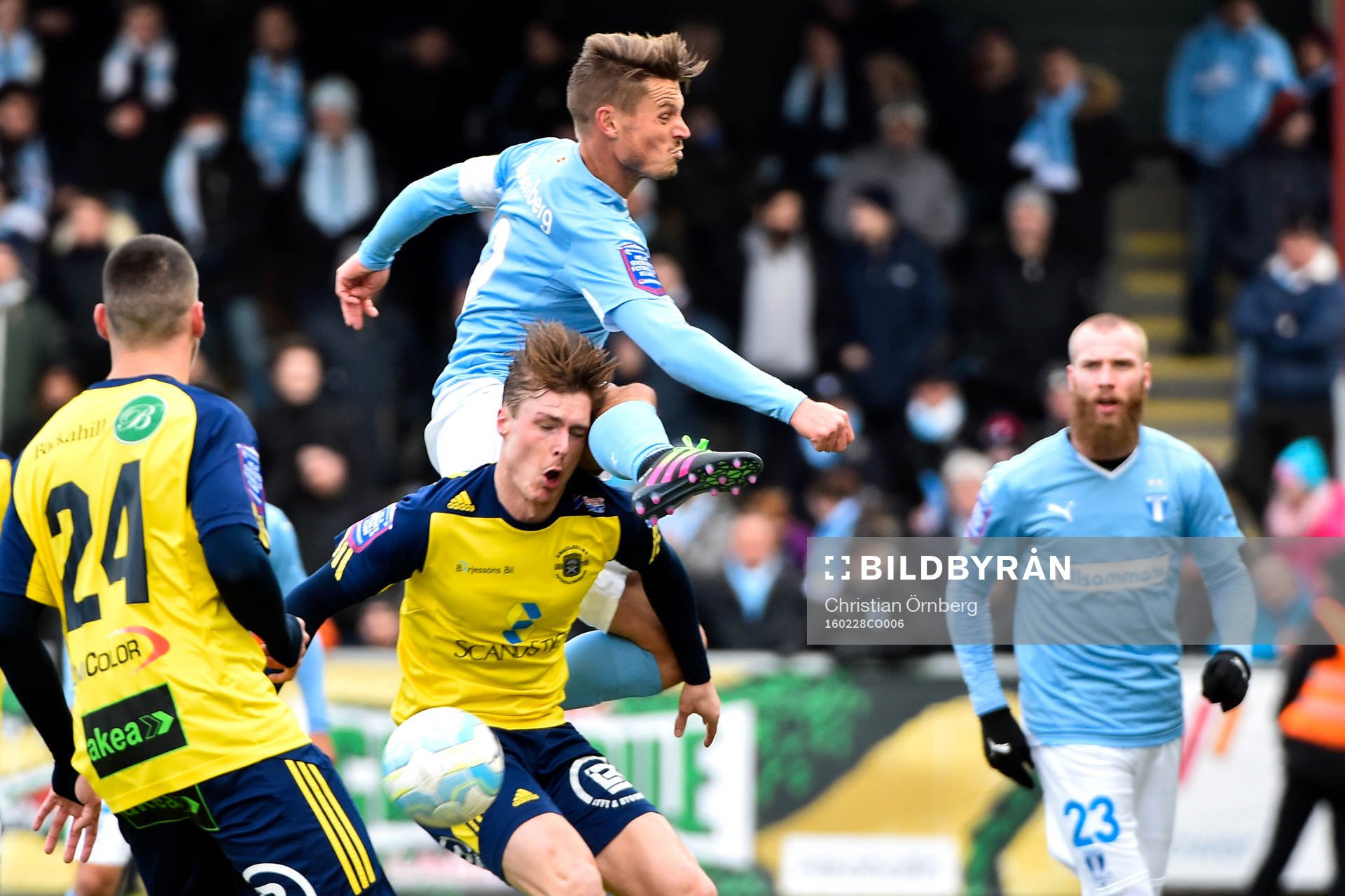 Ängelholms Dennis Stojanovic Fredin och Marcus Bernholtz