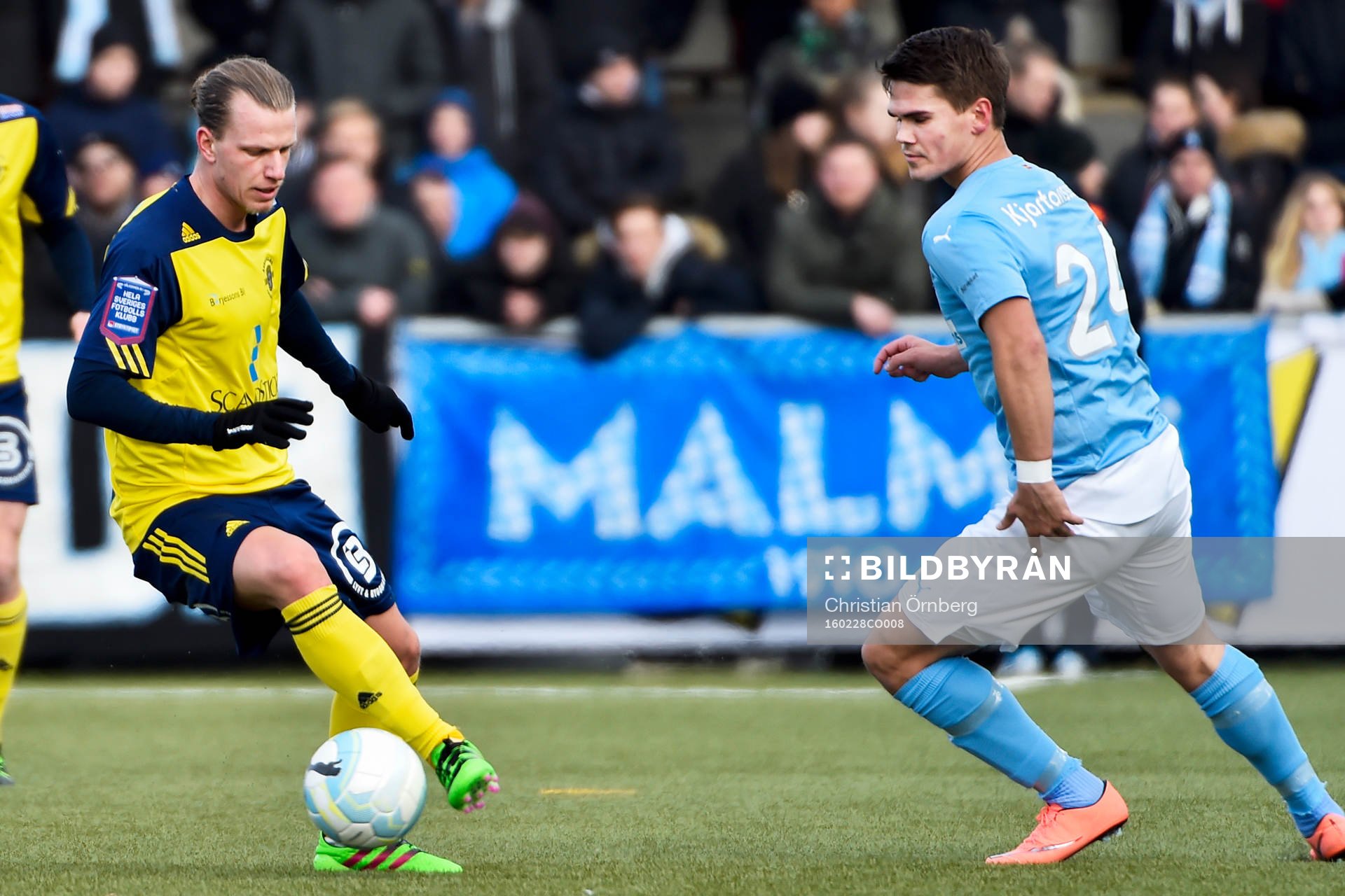 Ängelholms Sebastian Carlsen och Malmö FFs Vidar Örn