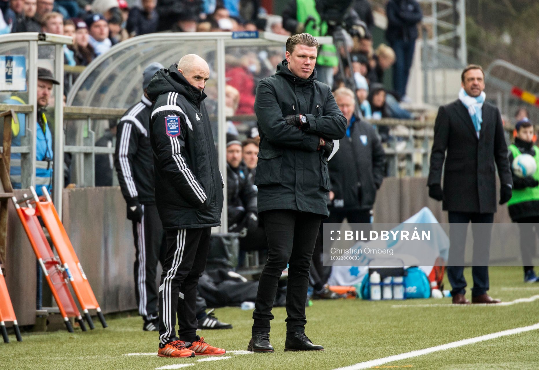 Ängelholms assisterande tränare Magnus Arvidsson och