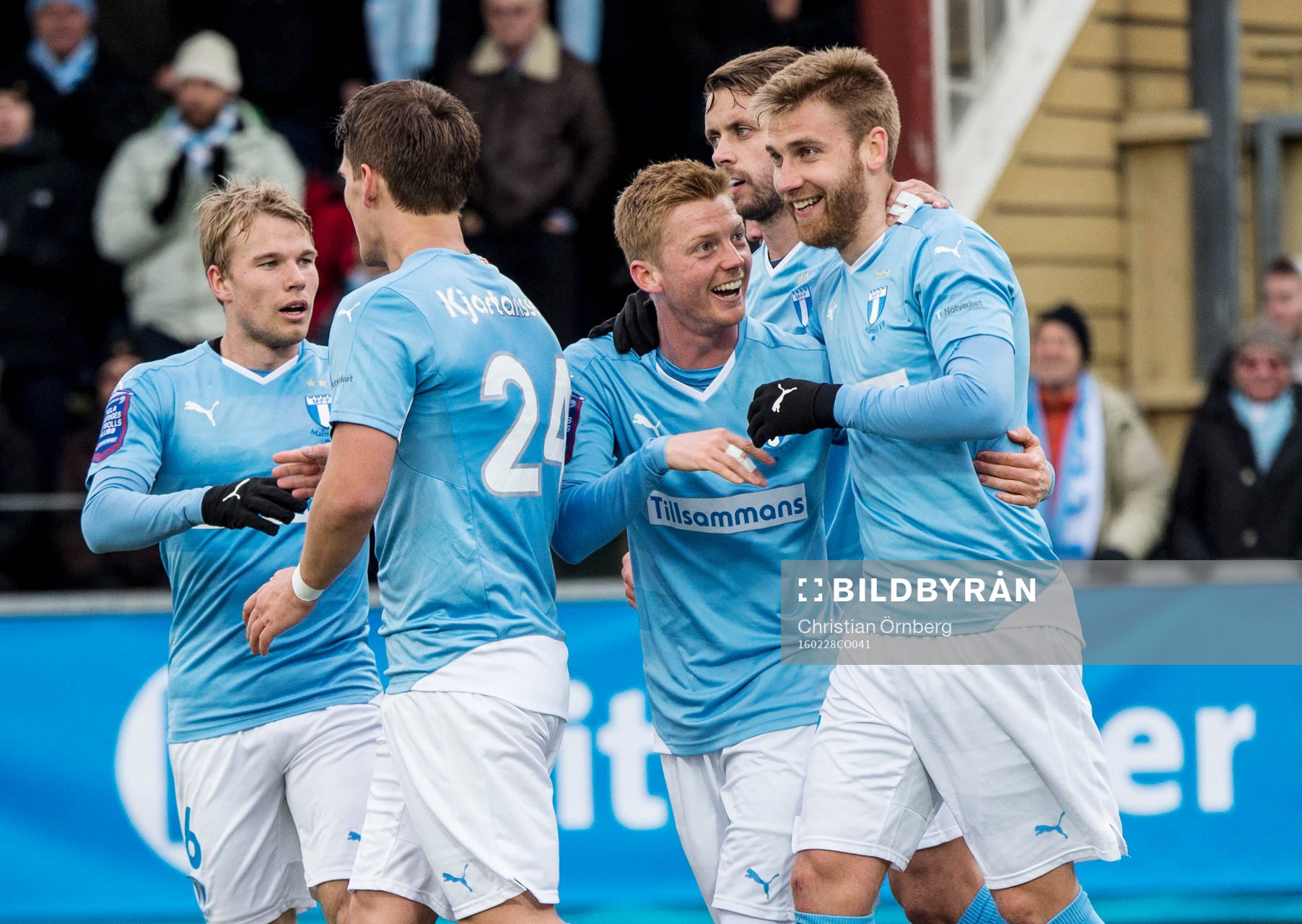 Malmö FFs Oscar Lewicki, Vidar Örn Kjartansson, Anders
