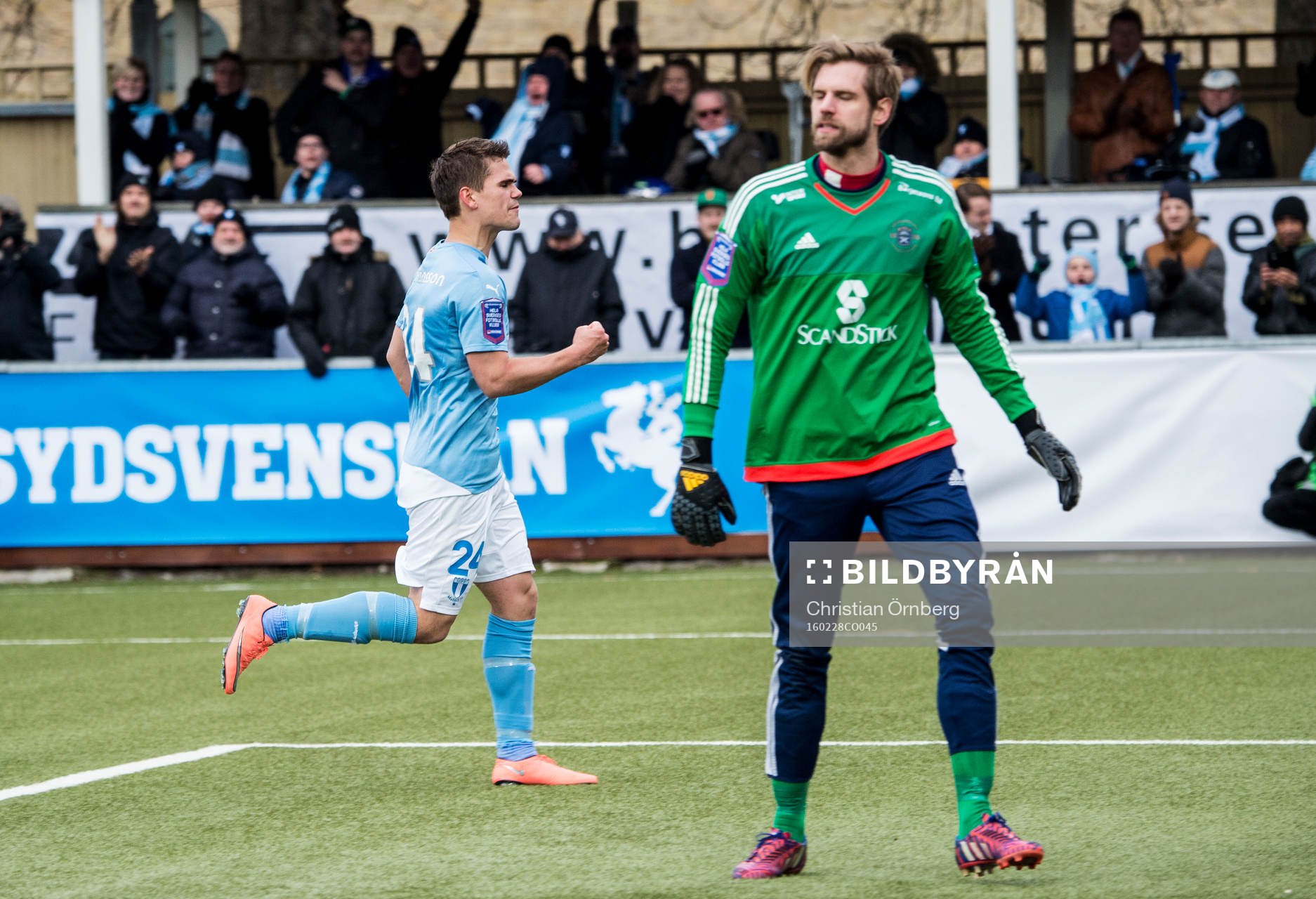 Malmö FFs Vidar Örn Kjartansson jublar