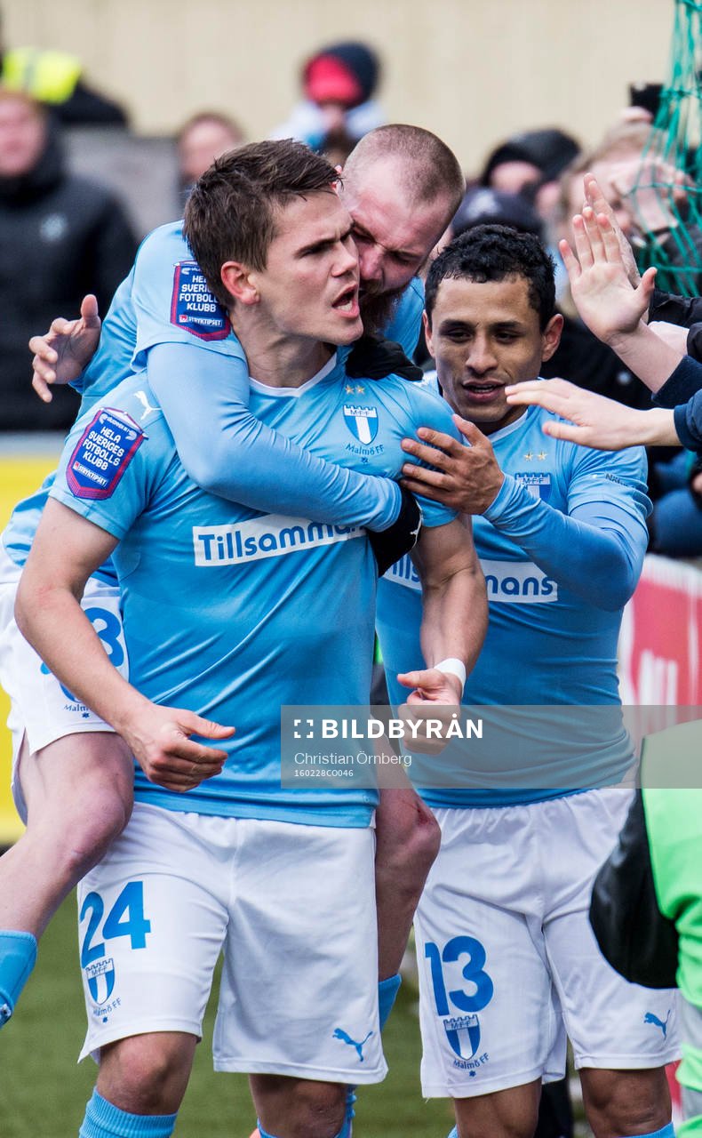 Malmö FFs Vidar Örn Kjartansson jublar