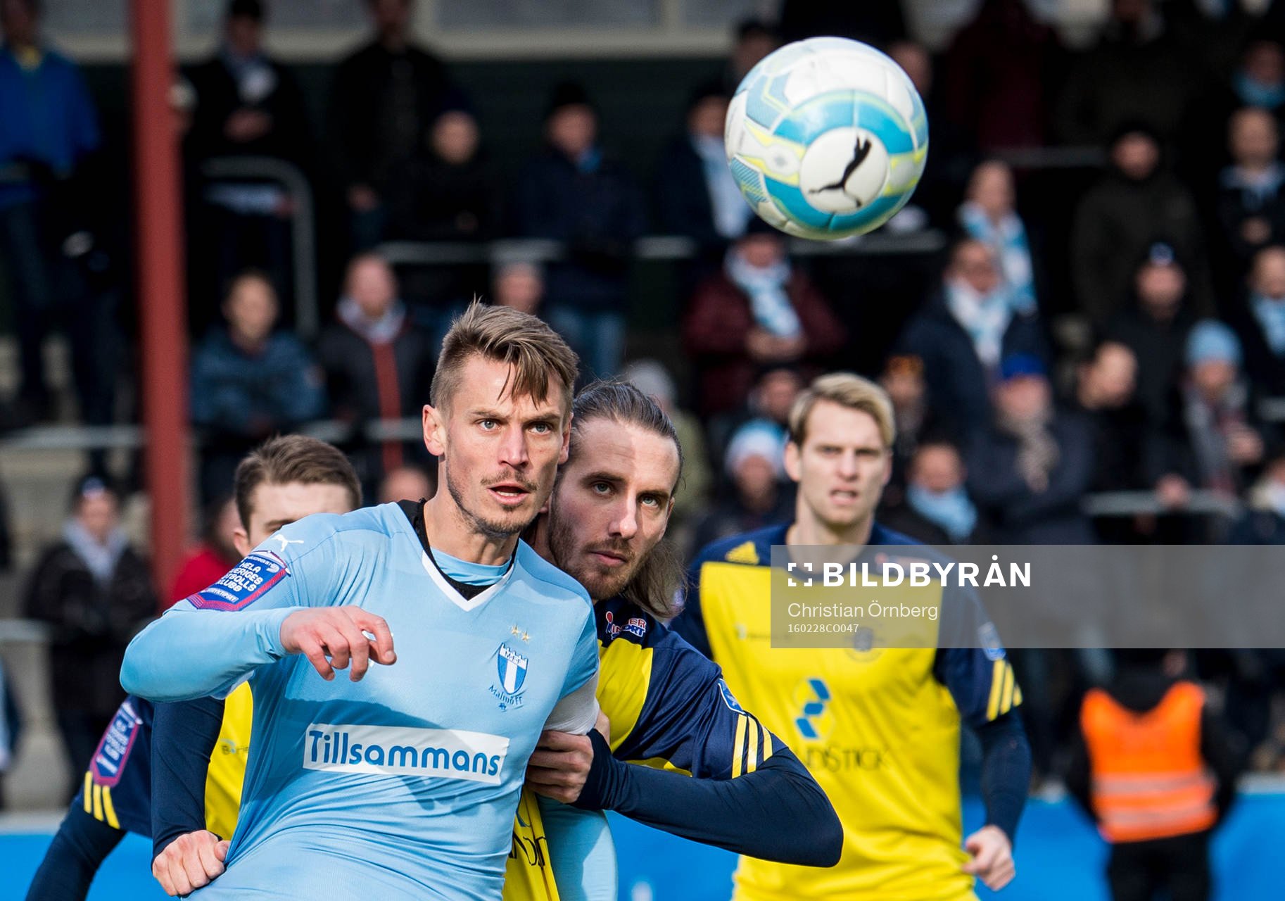 Malmö FFs Markus Rosenberg och Ängelholms Johan Eiswohld