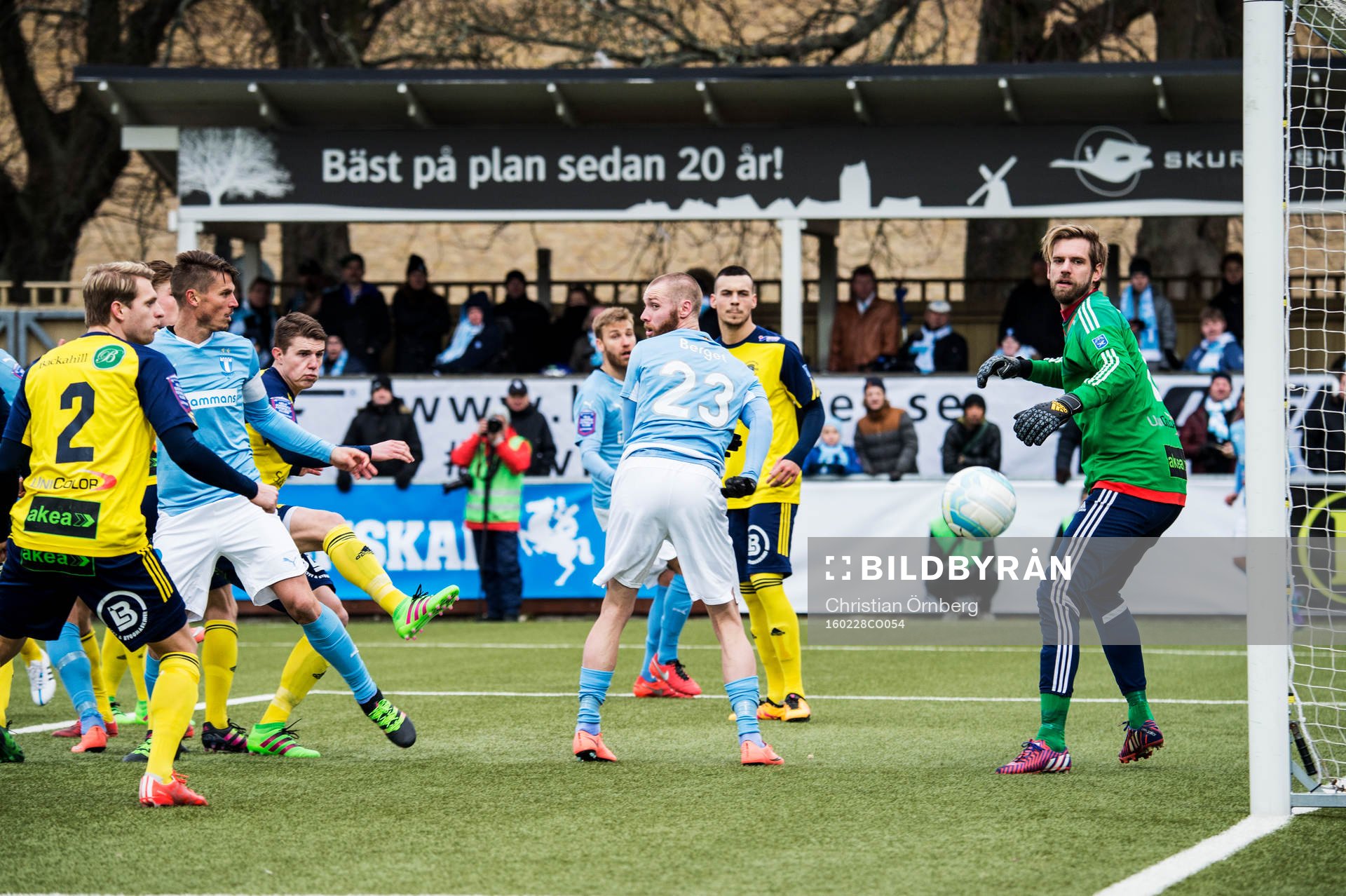 Malmö FFs Markus Rosenberg och Jo Inge Berget i läge