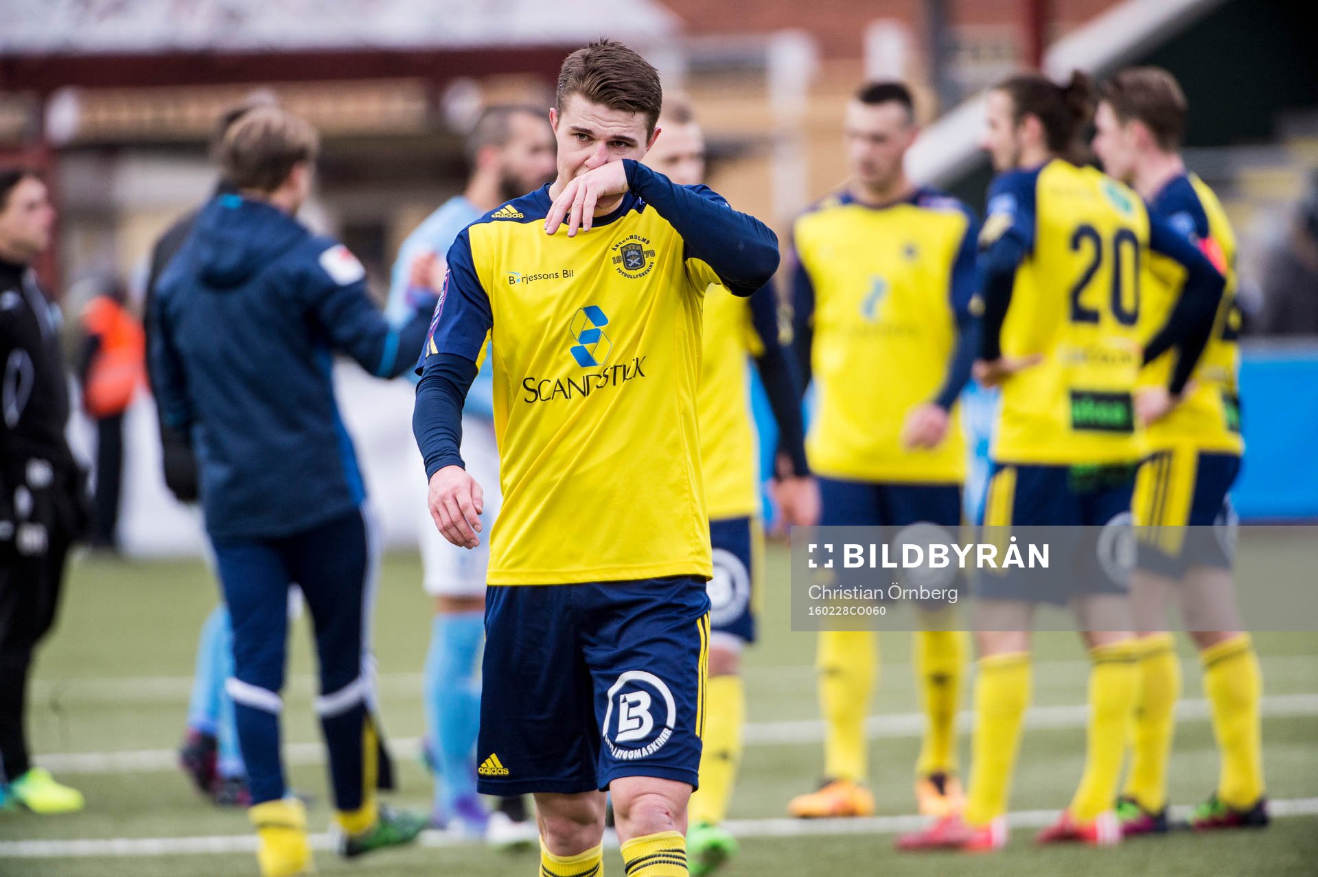 Deppiga miner i Ängelholm