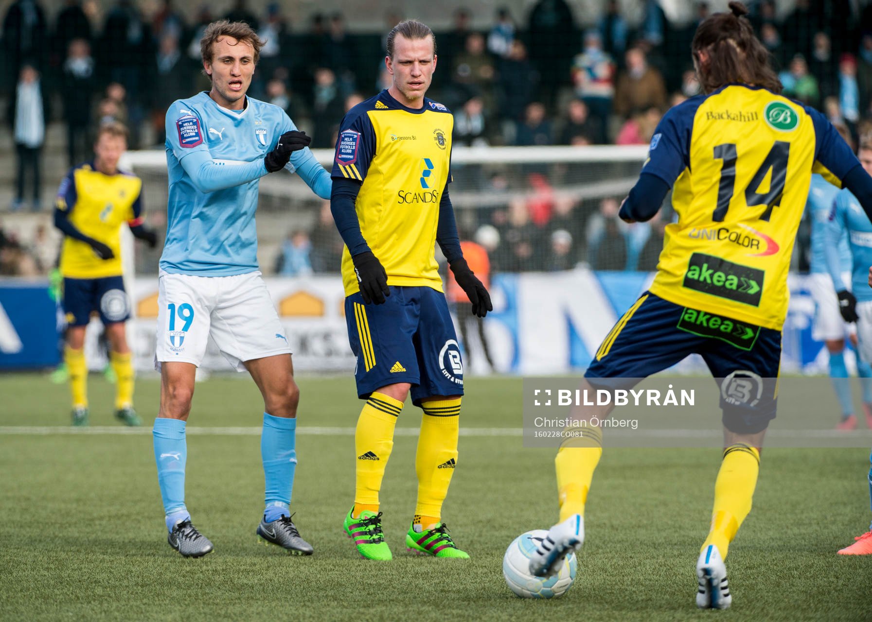 Ängelholms Sebastian Carlsen och Johan Eiswohld mot Malmö