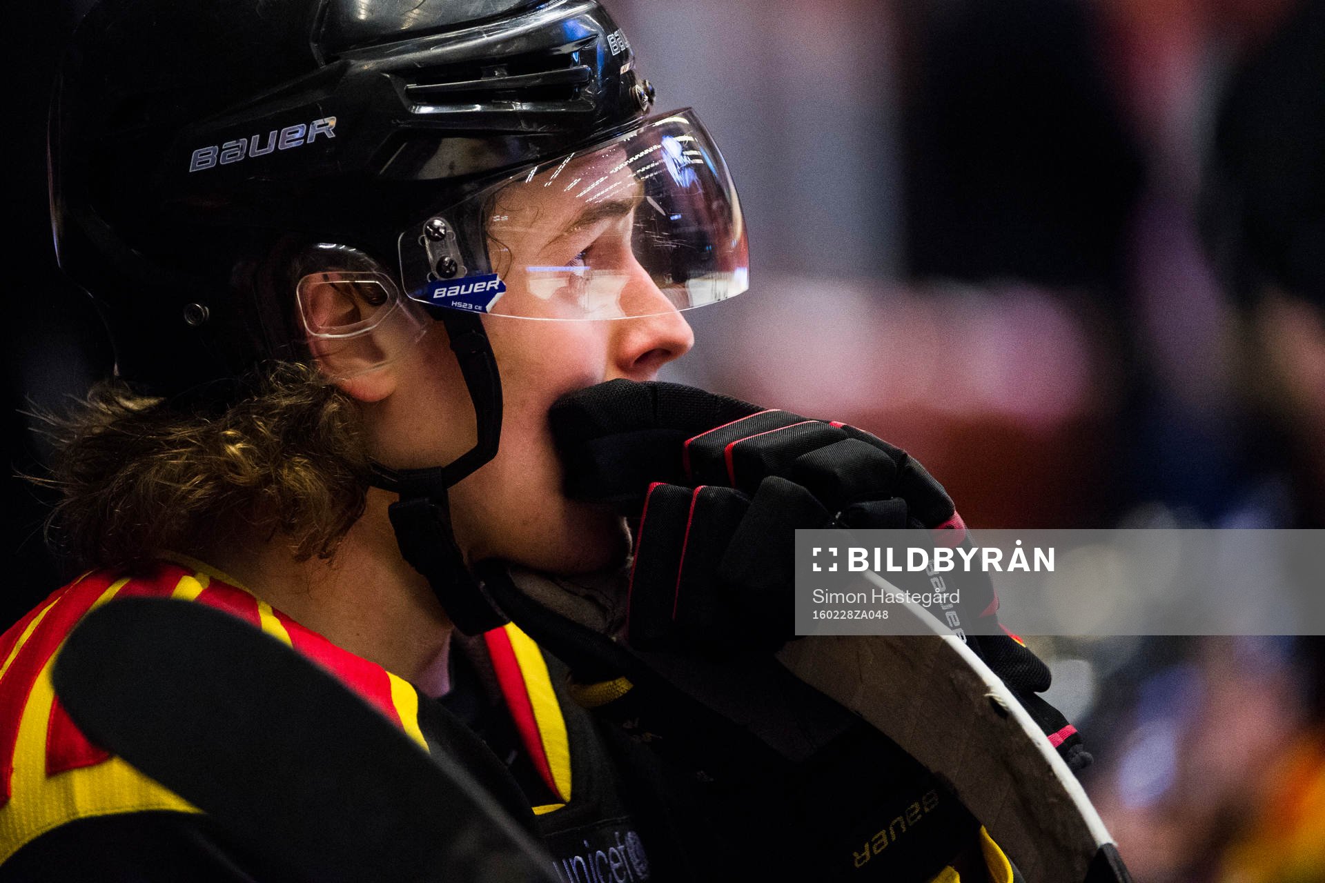 Brynäs Lucas Carlsson deppar