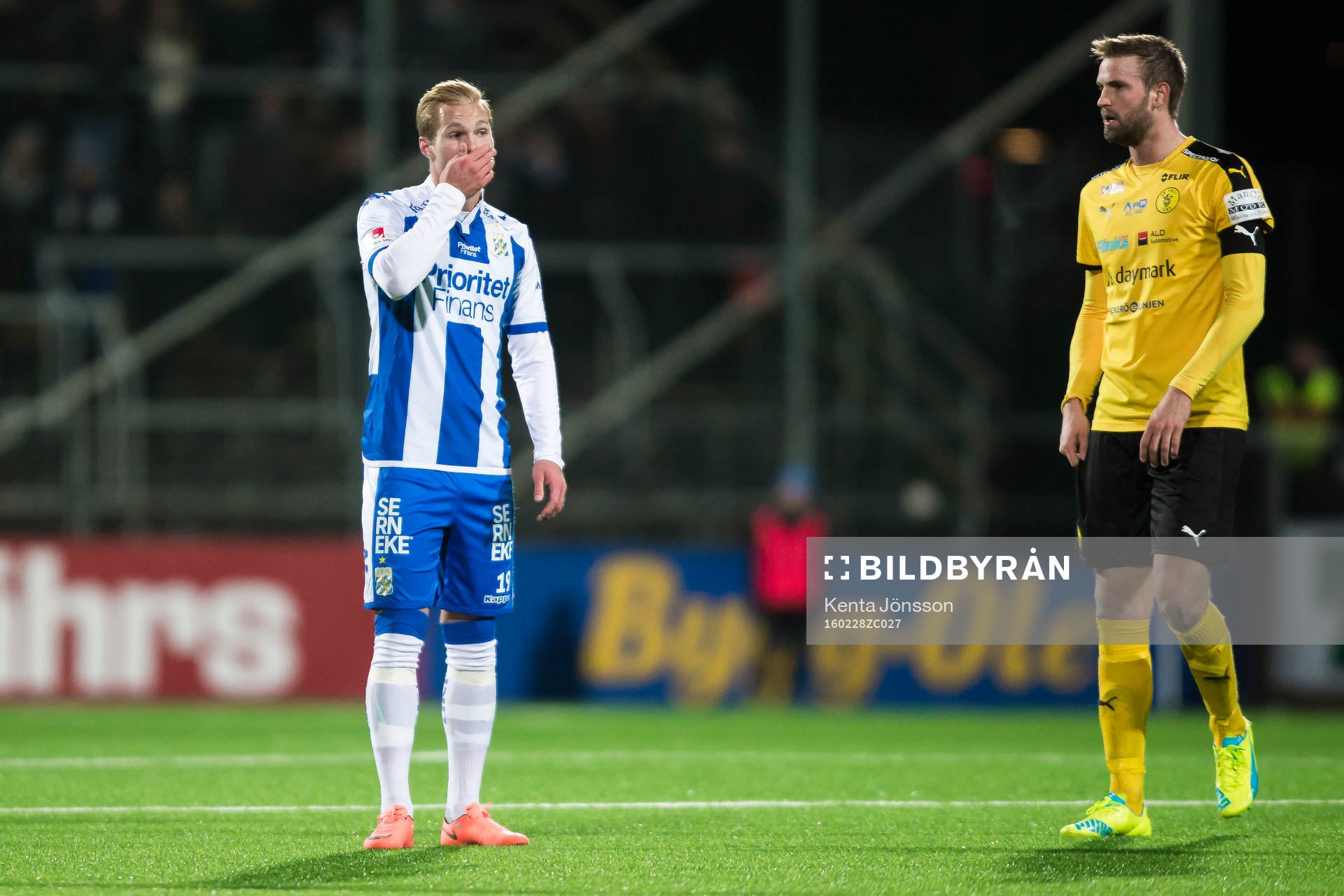 IFK Göteborgs Gustav Engvall ser nedstämd ut