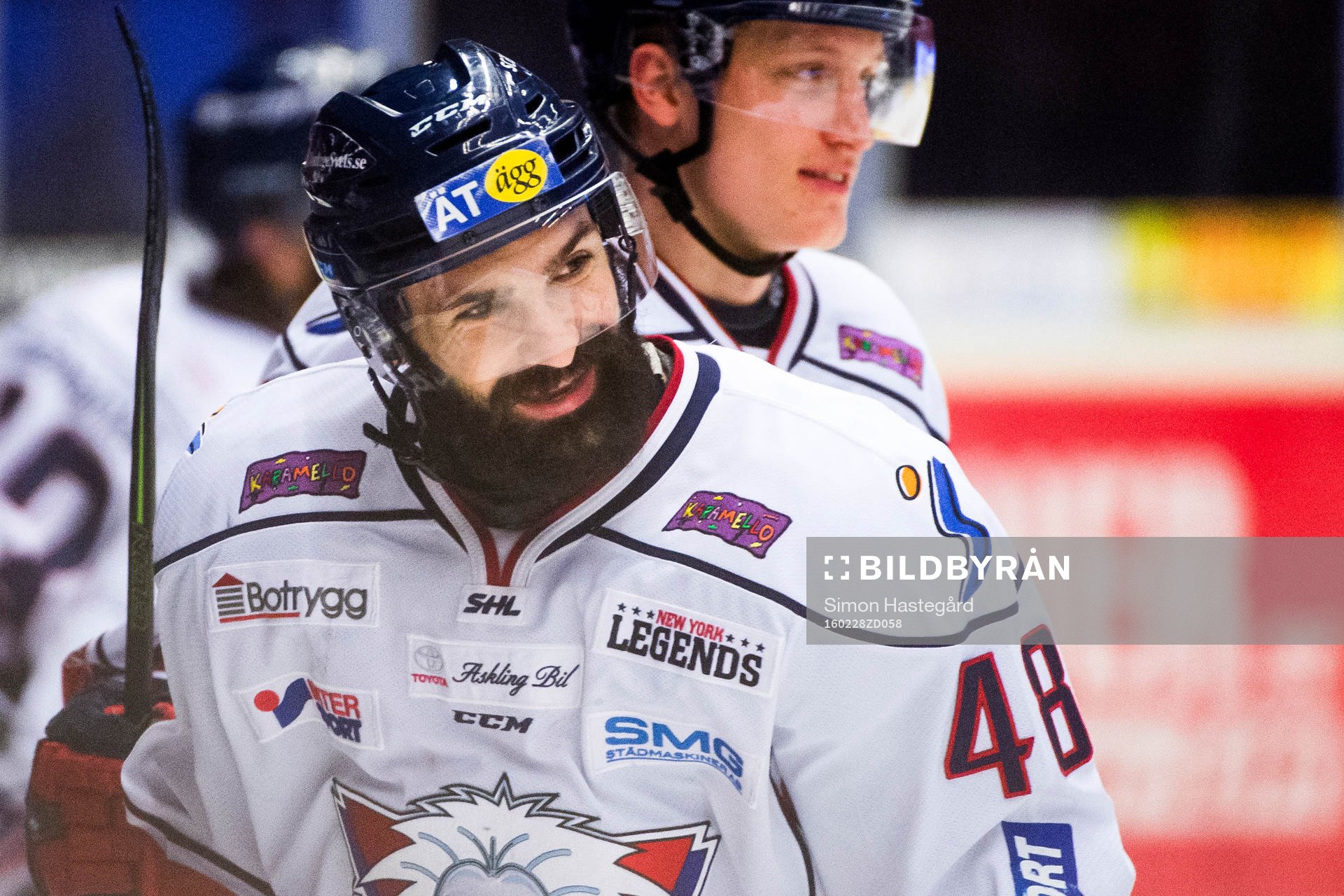 Linköpings Daniel Rahimi jublar