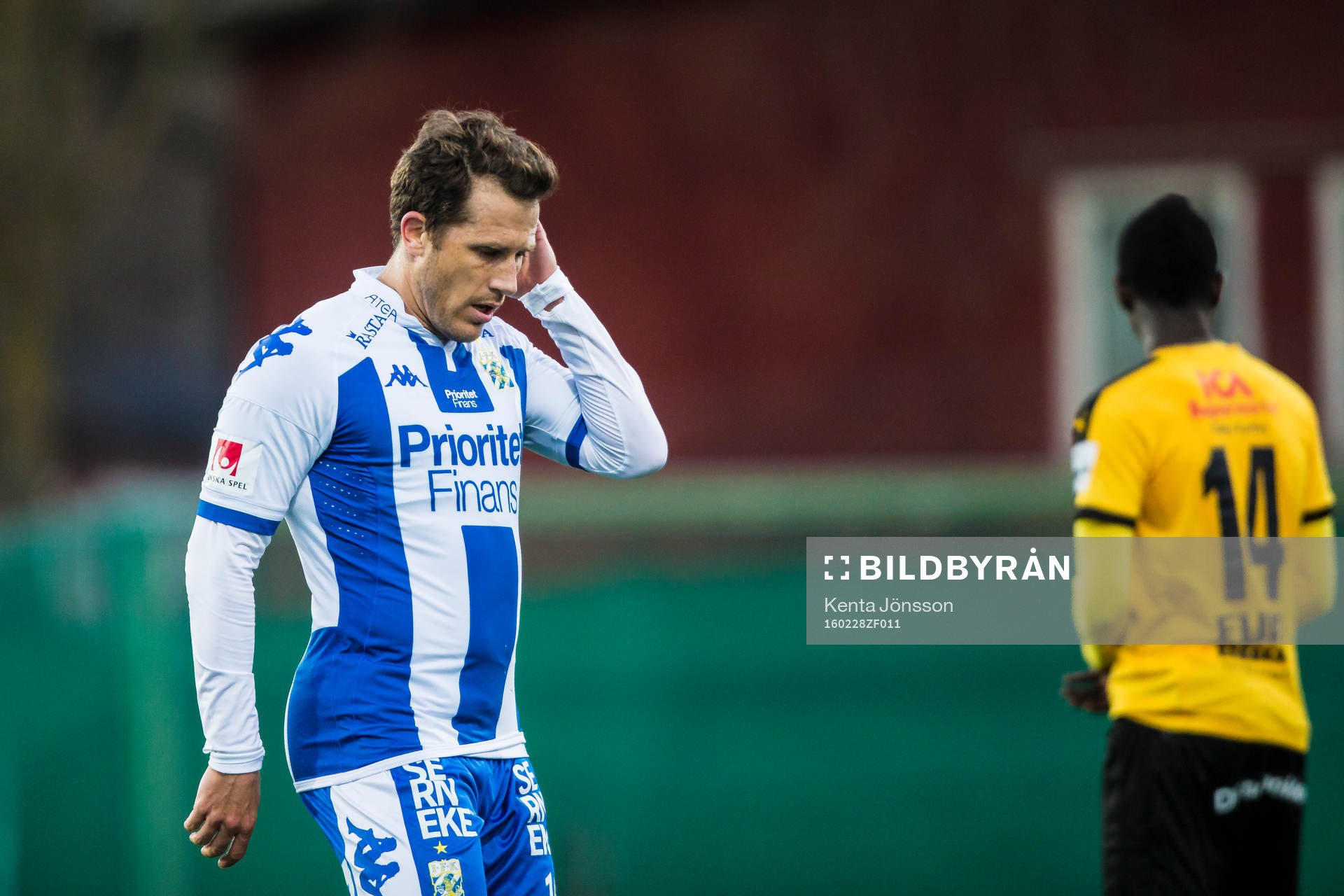 IFK Göteborgs Tobias Hysén ser nedstämd ut