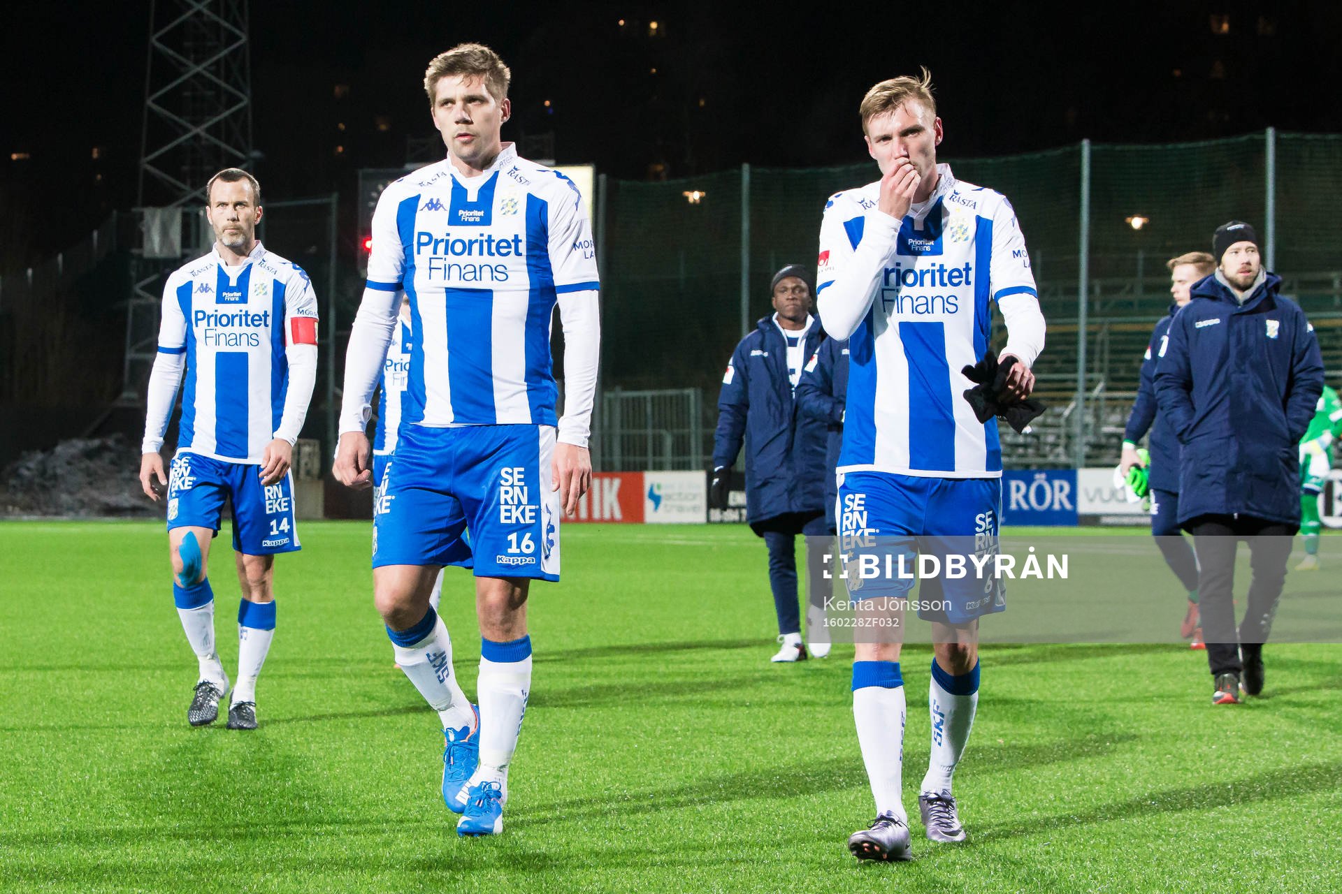 IFK Göteborgs Mikael Boman deppar bredvid Sebastian