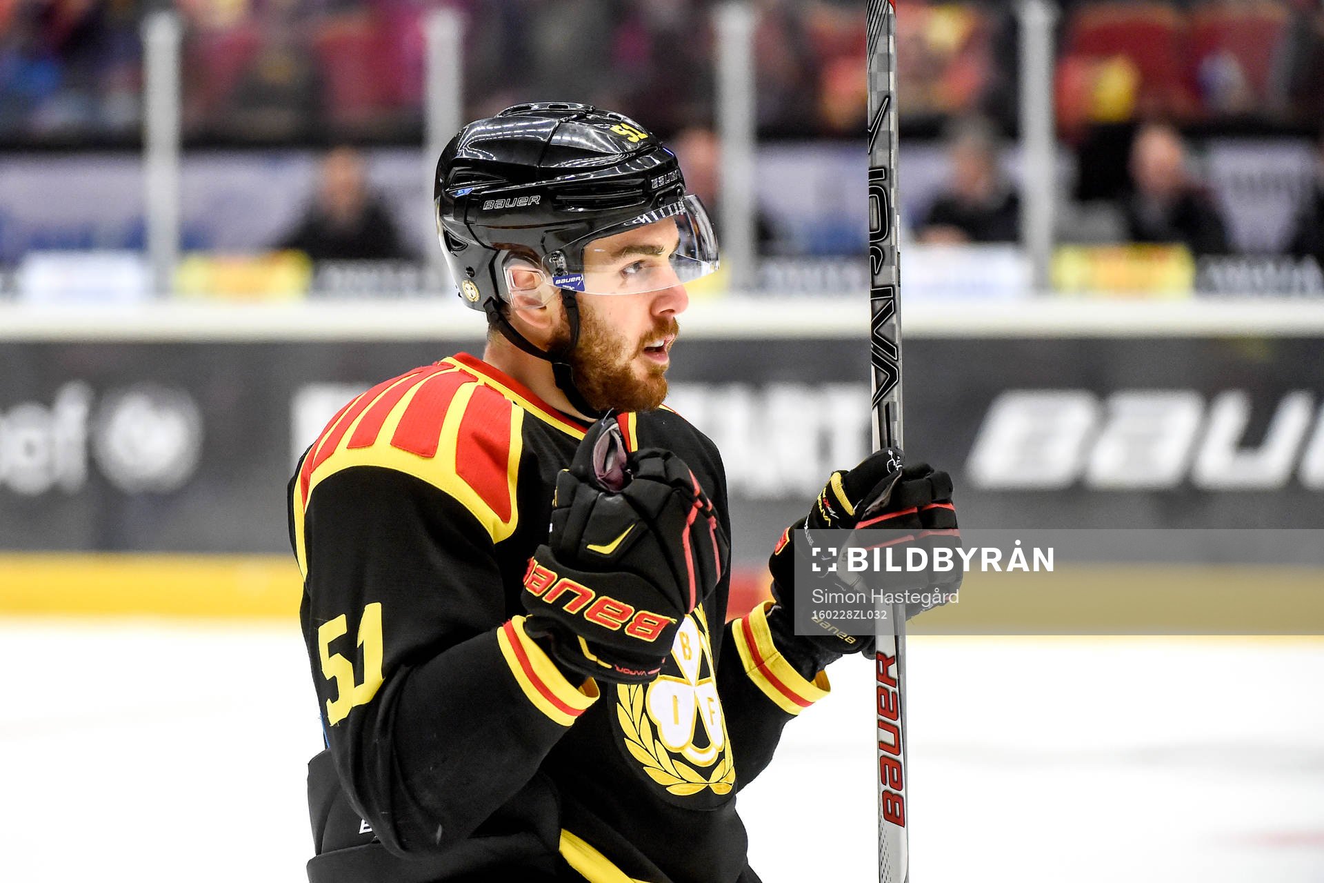 Brynäs Marc Zanetti jublar