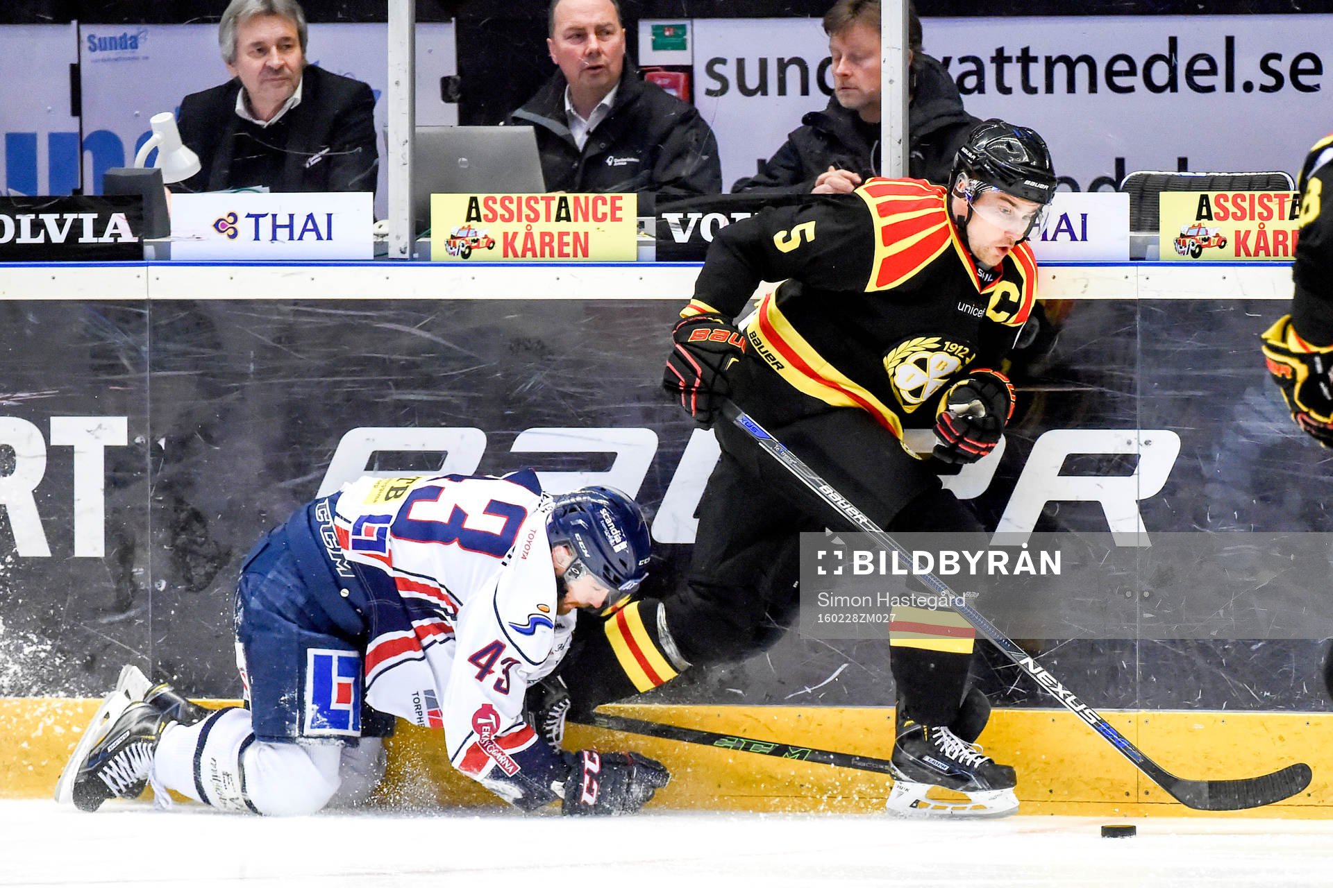 Linköpings Nichlas Hardt och Brynäs Lukas Kilström