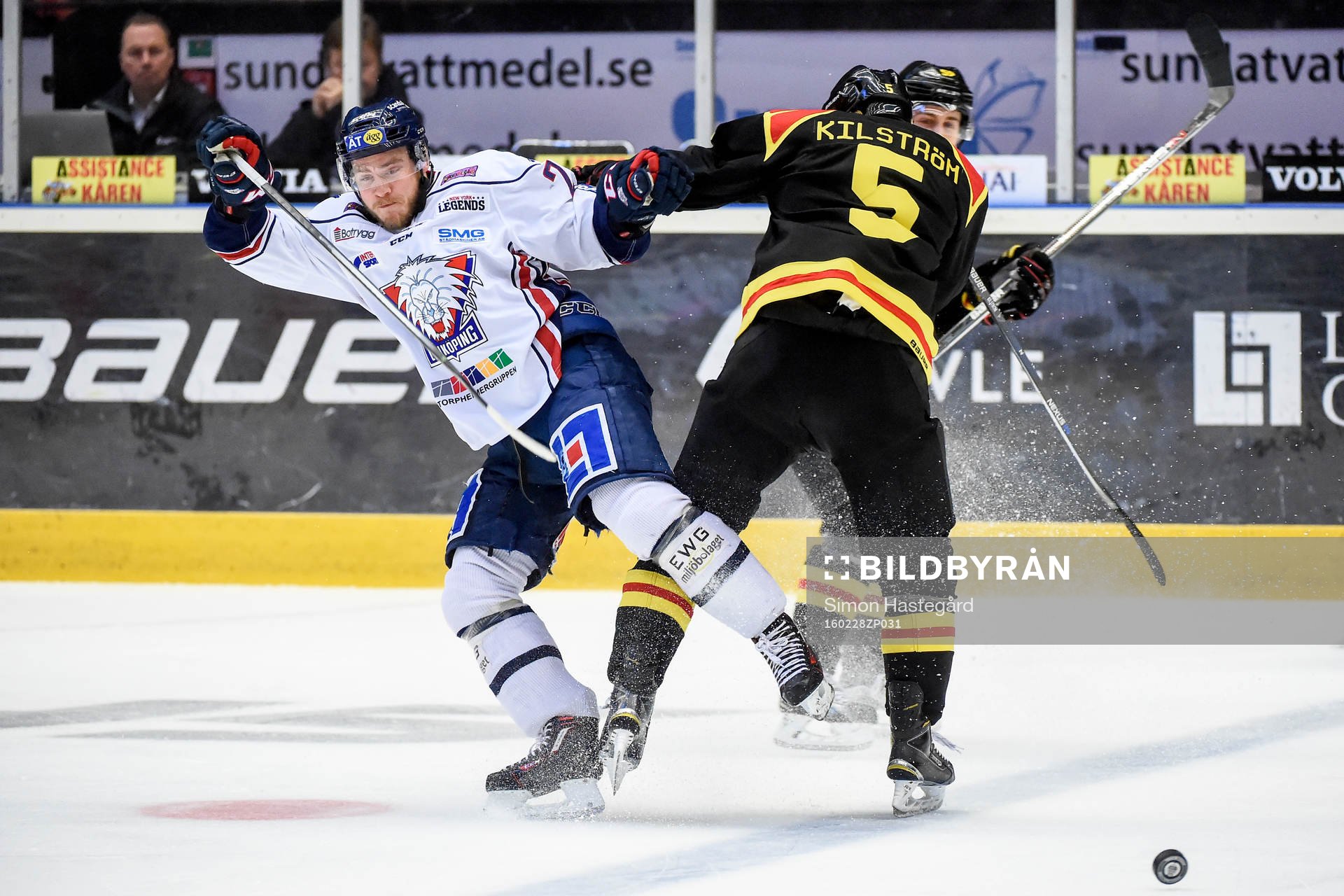 Linköpings Fredric Andersson och Brynäs Lukas Kilström