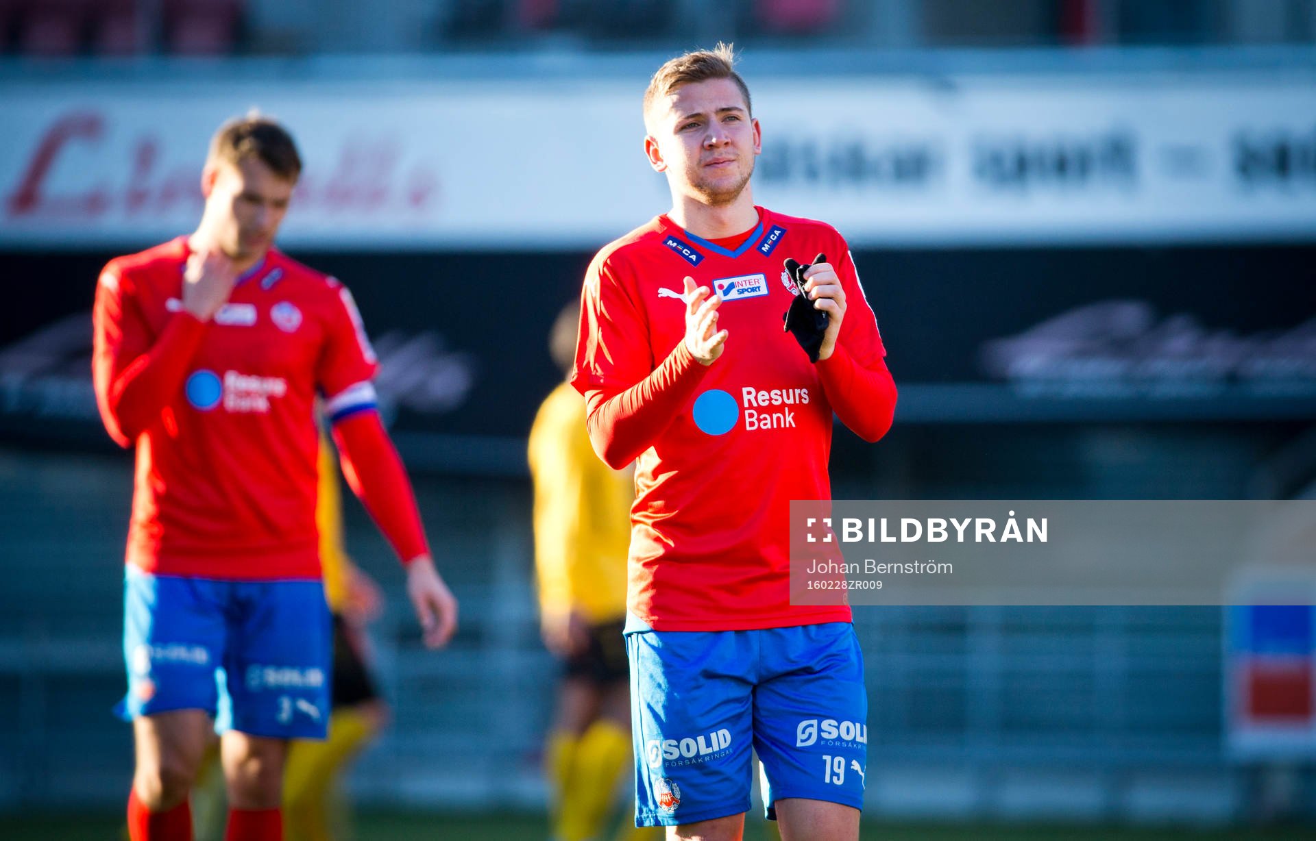 Helsingborgs Darijan Bojanic jublar