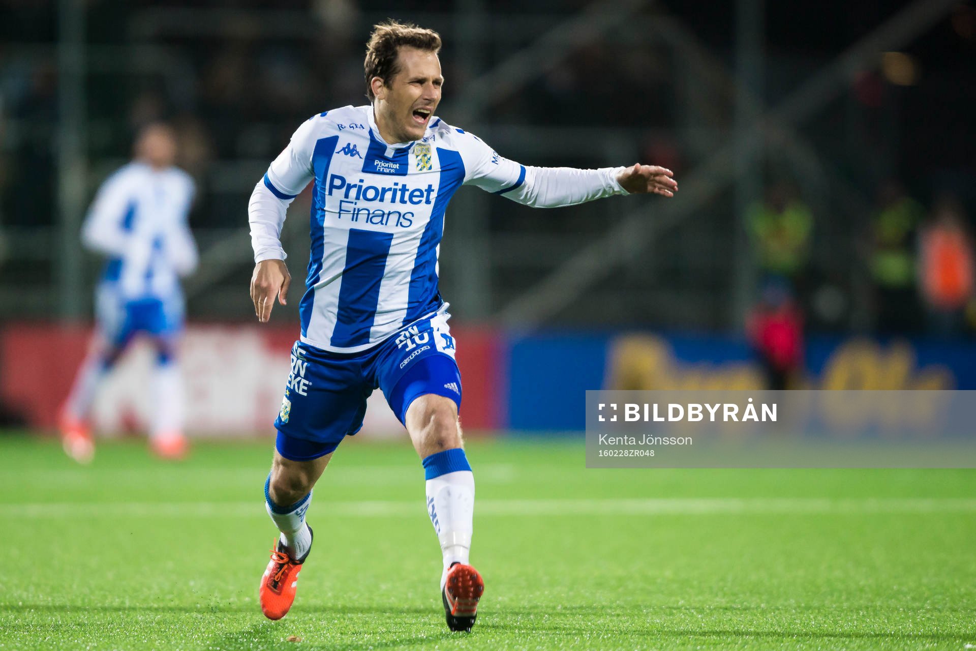 IFK Göteborgs Tobias Hysén reagerar