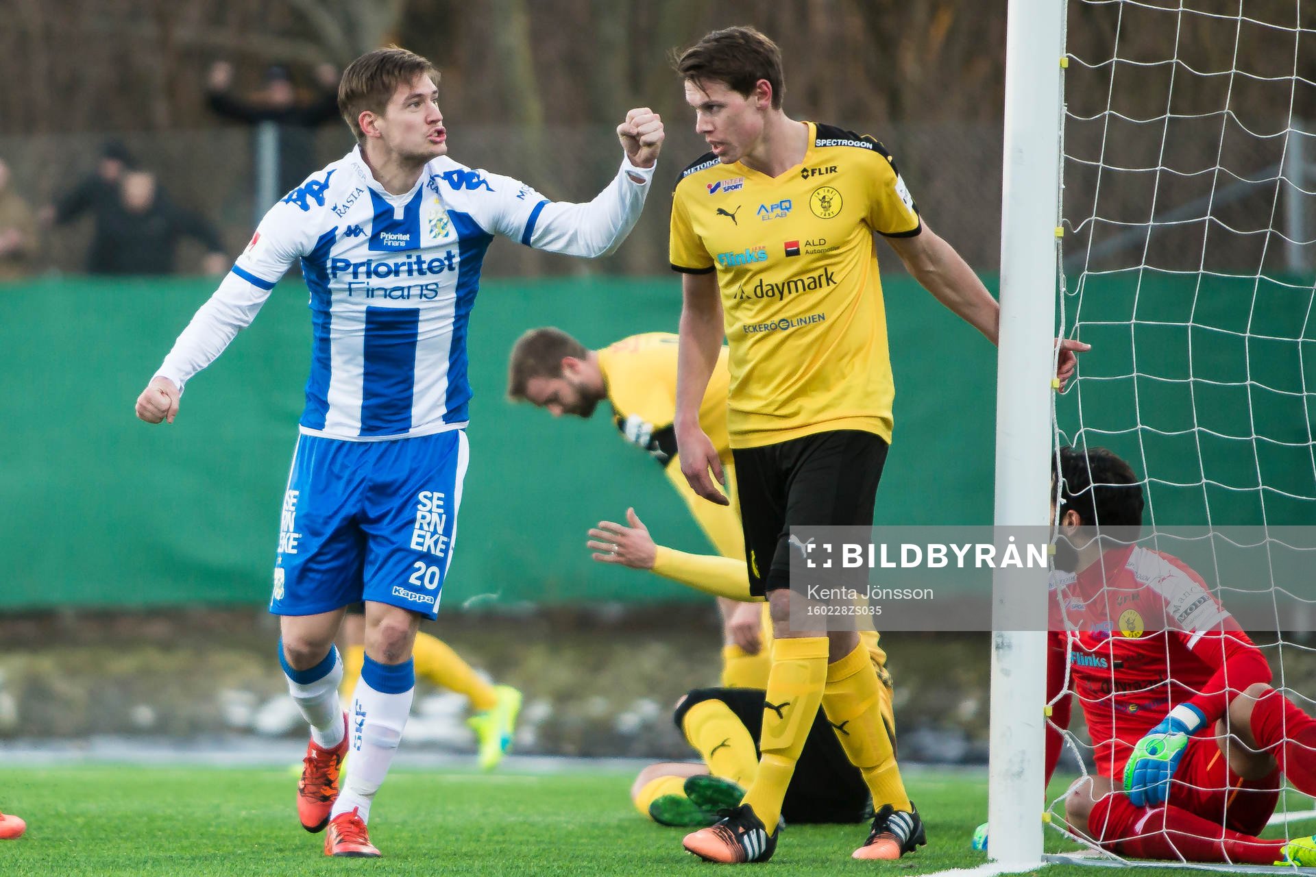 IFK Göteborgs Victor Sköld jublar