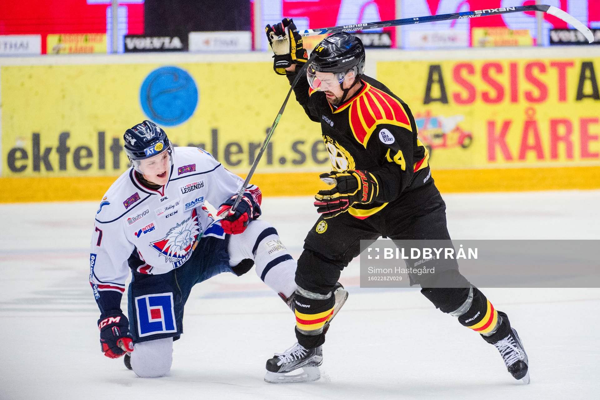 Linköpings Henrik Törnqvist och Brynäs Johan Alcén