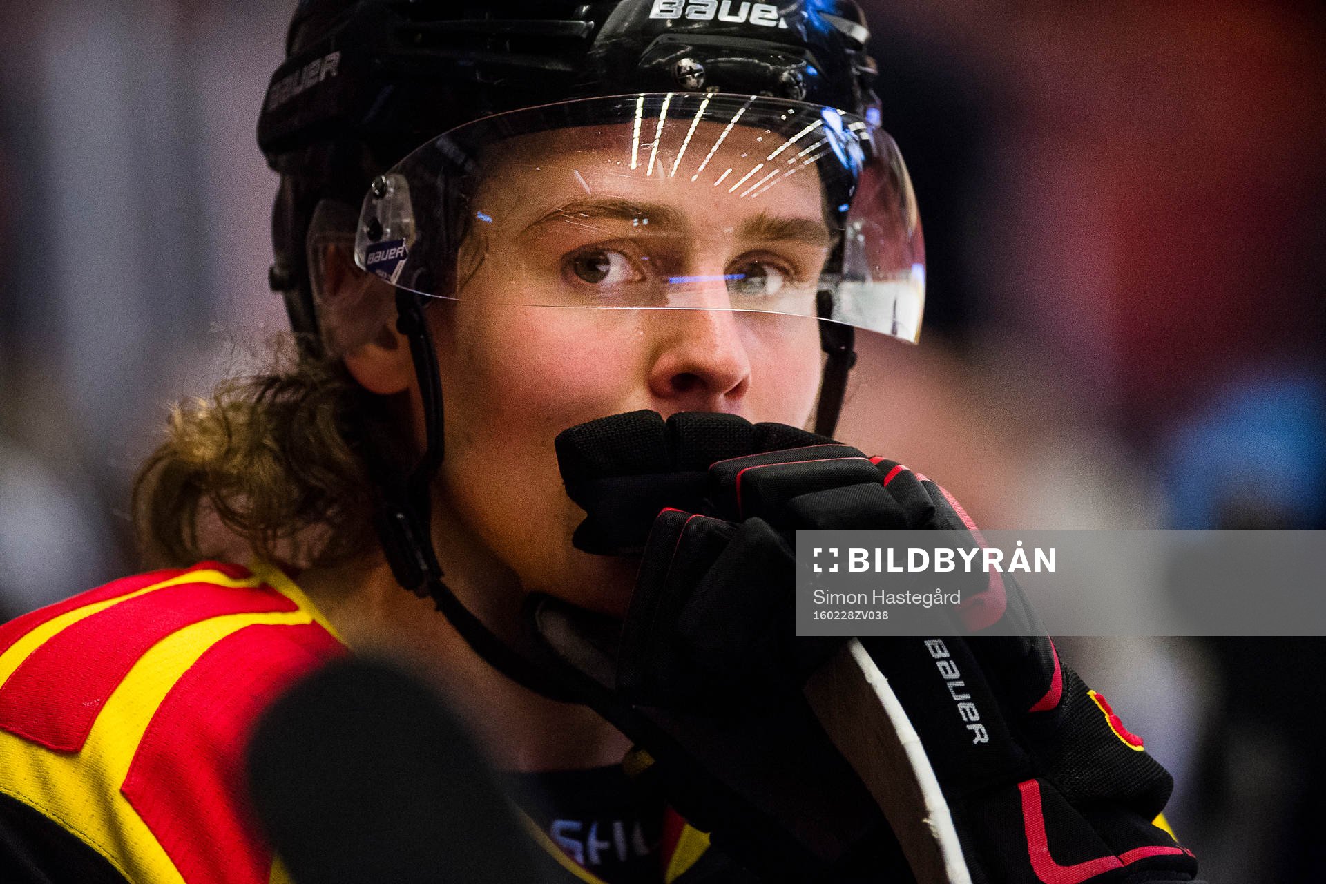 Brynäs Lucas Carlsson deppar