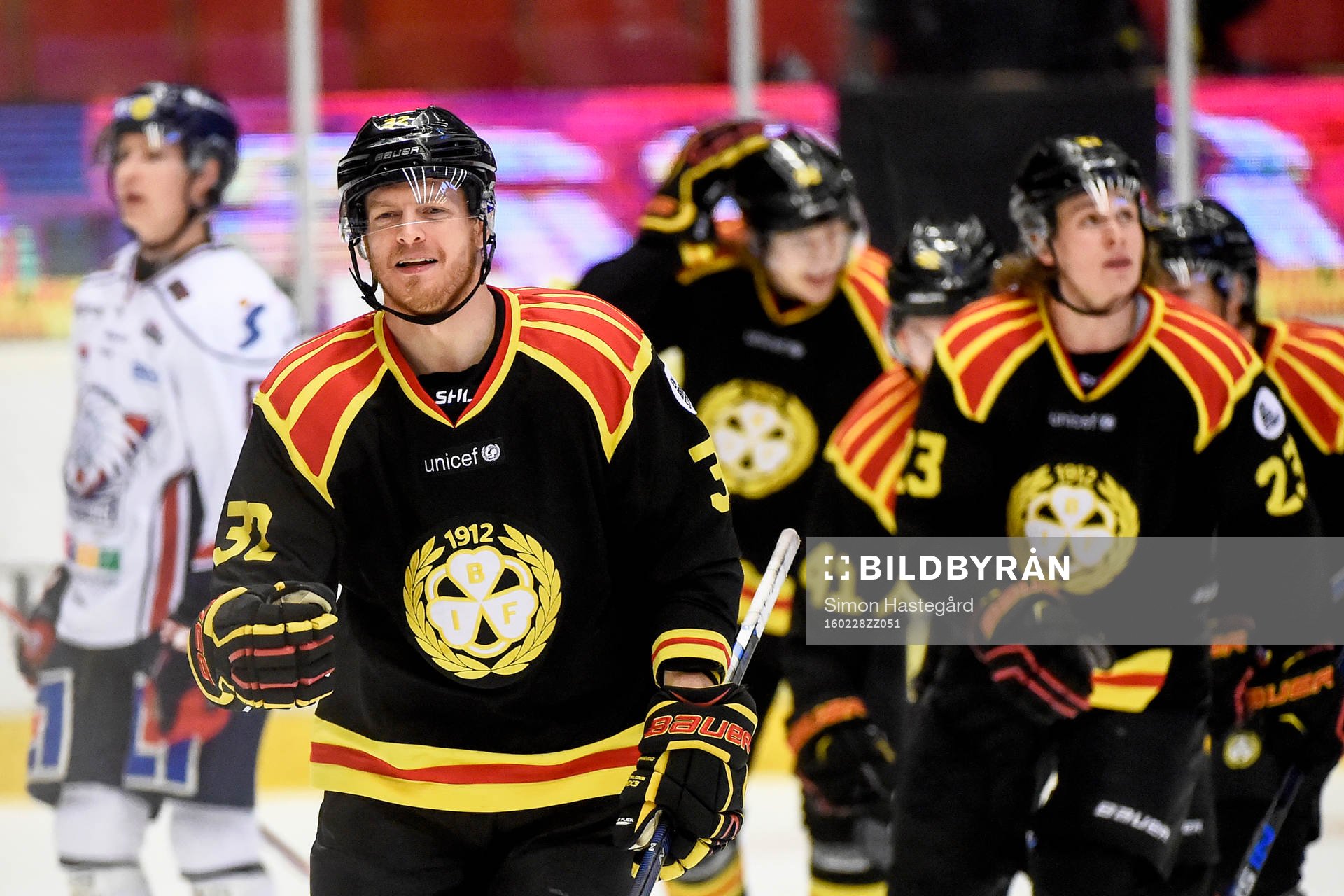 Brynäs Nick Johnson jublar