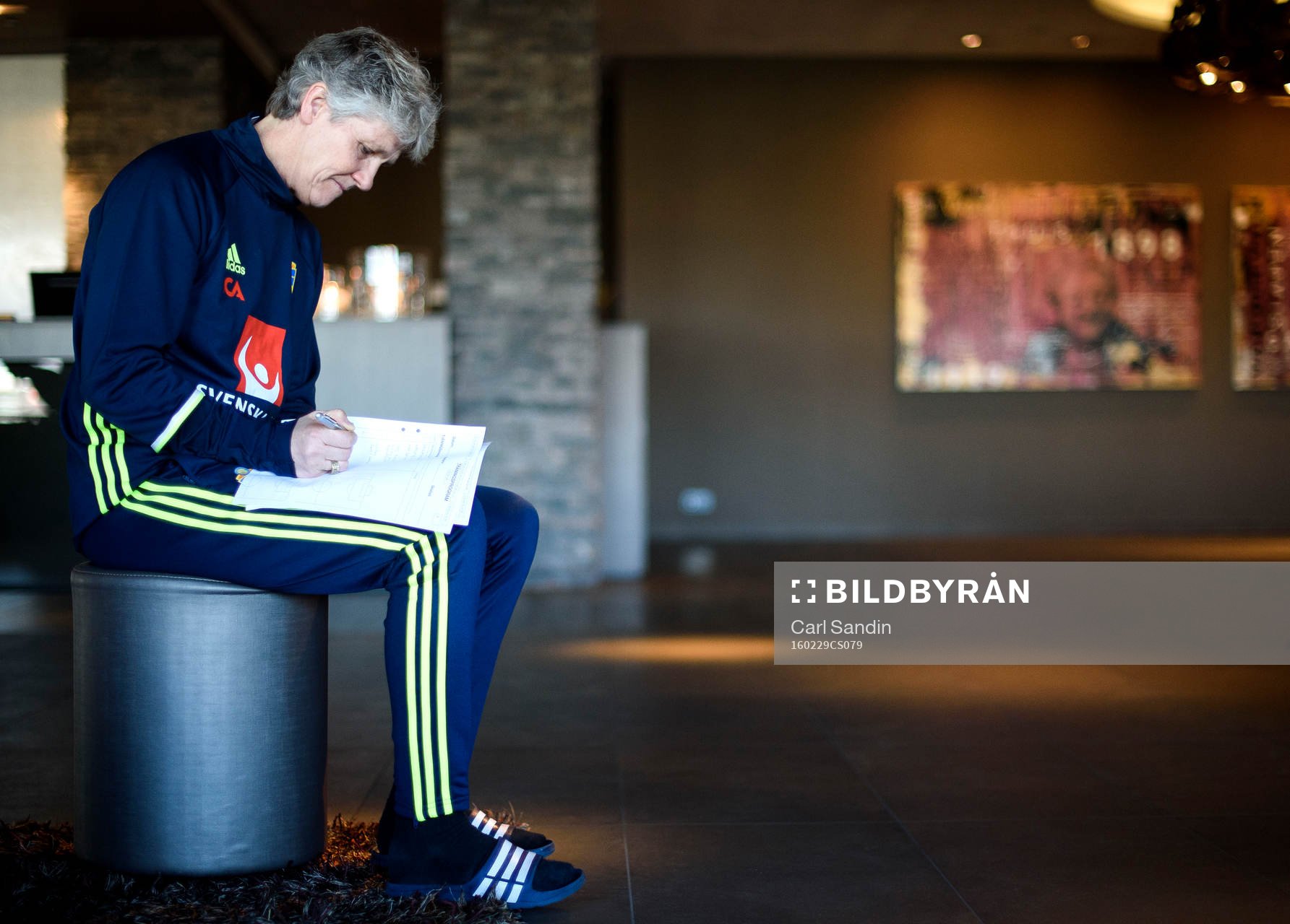 Sveriges förbundskapten Pia Sundhage