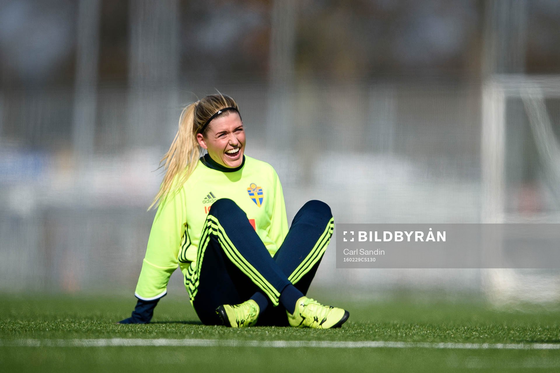 Sveriges Olivia Schough jublar