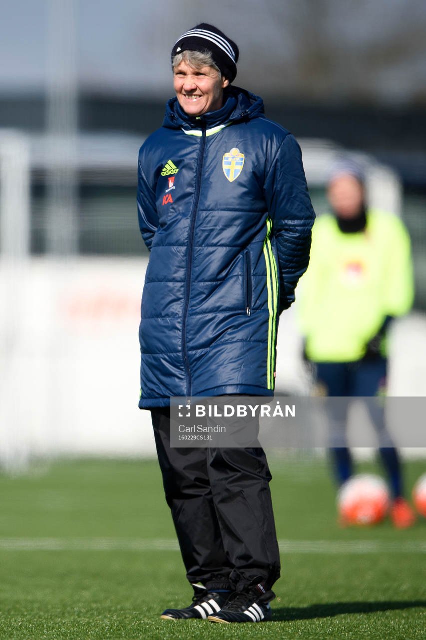 Sveriges förbundskapten Pia Sundhage
