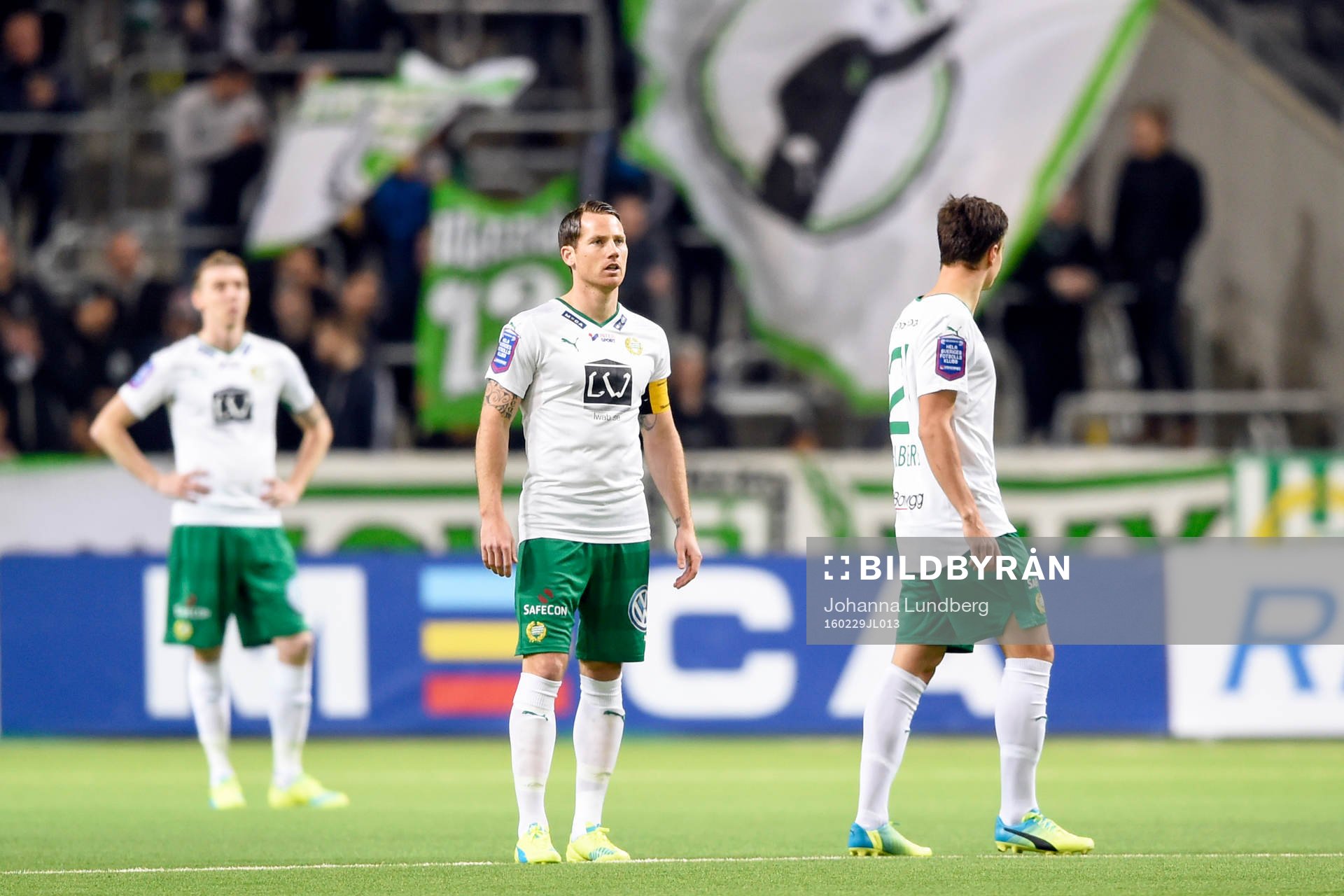 Hammarbys Johan Persson och Melker Hallberg deppar