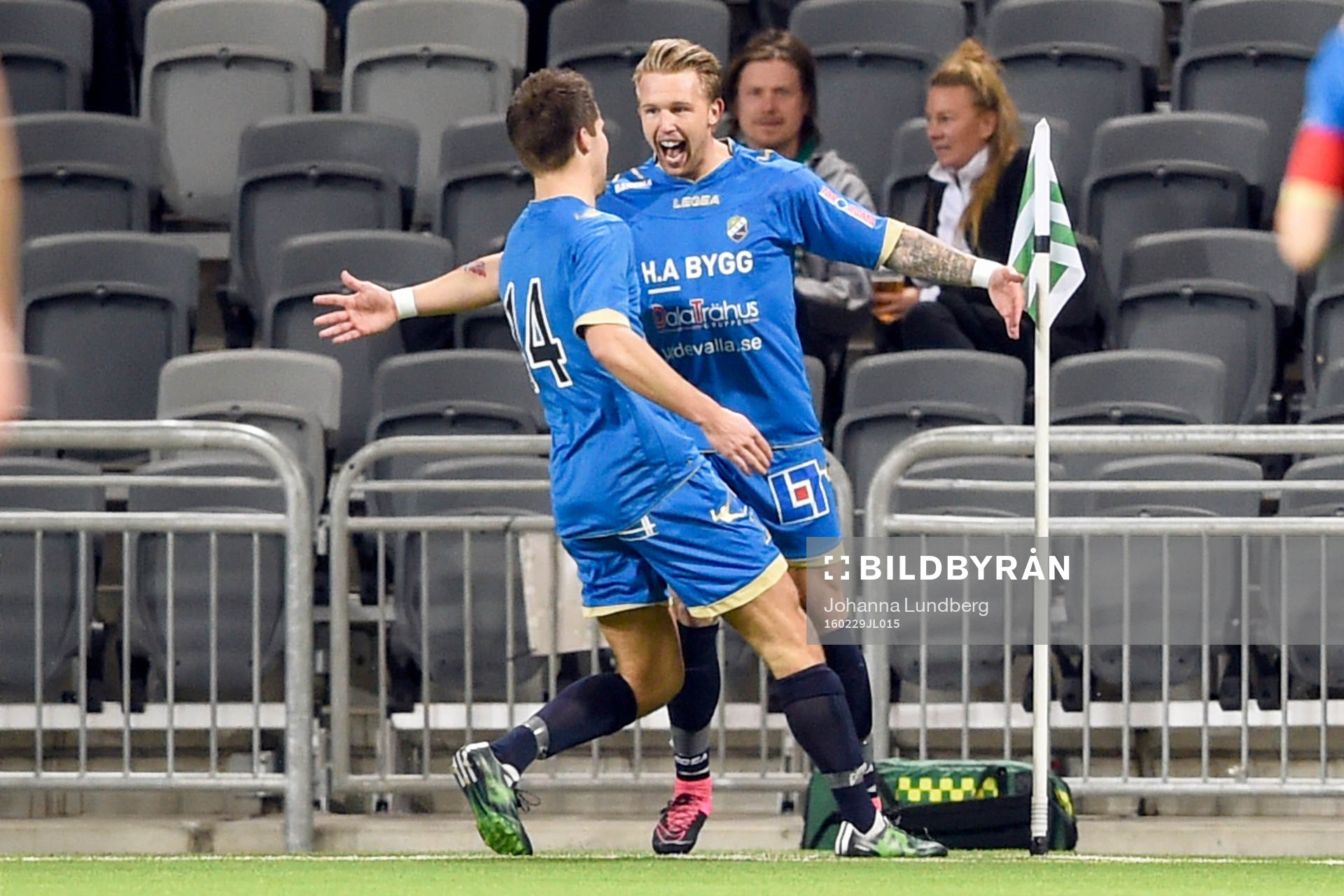 Ljungskiles Tim Nilsen jublar