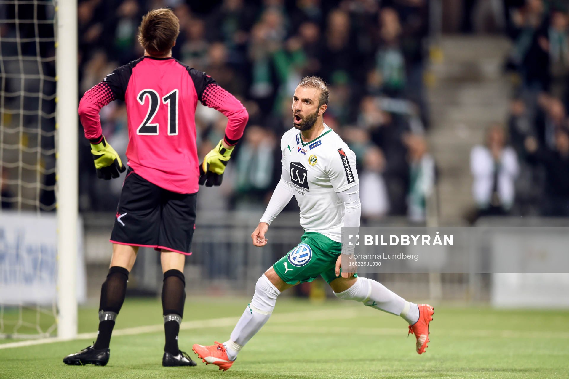 Hammarbys Kennedy Bakircioglu jublar