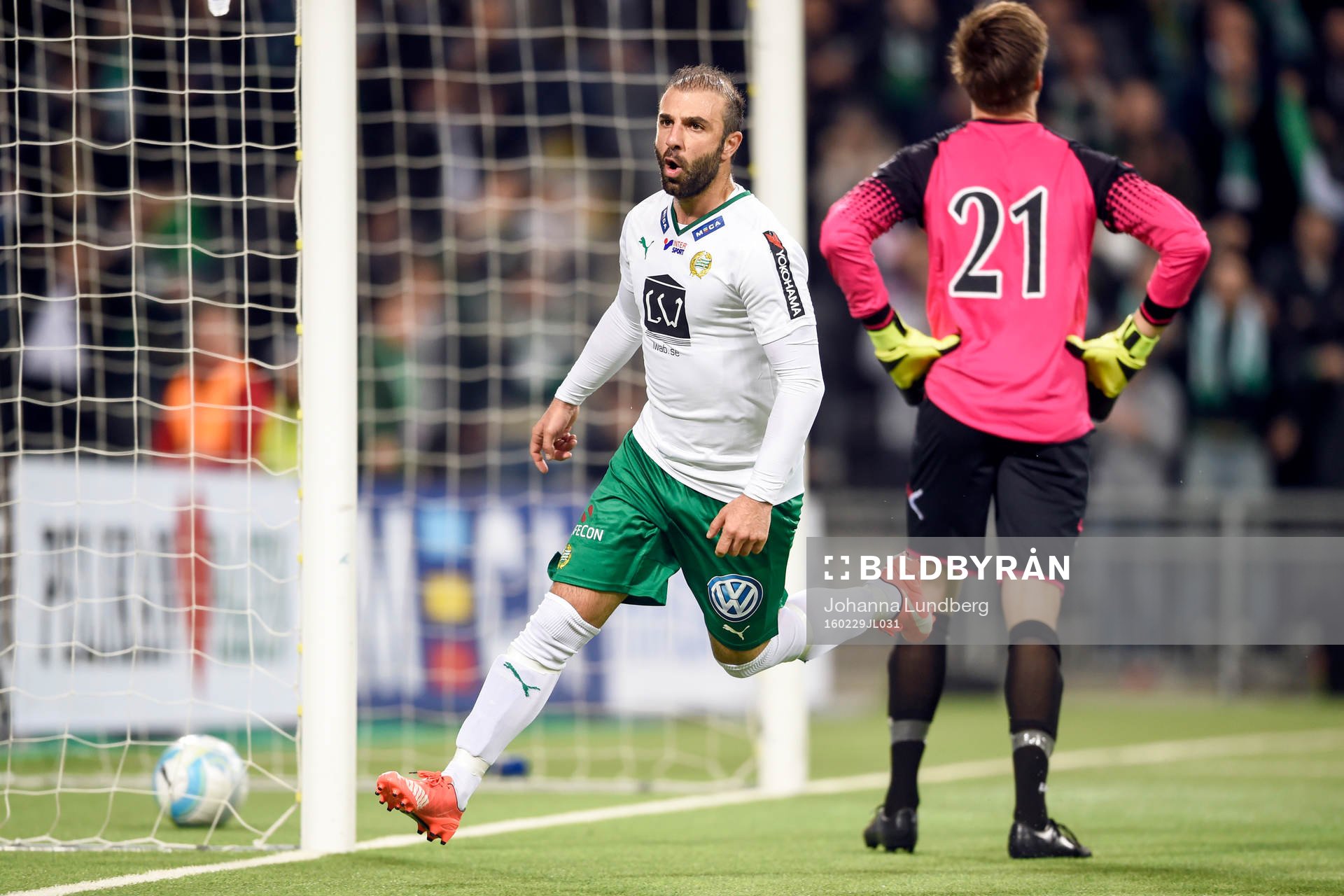 Hammarbys Kennedy Bakircioglu jublar