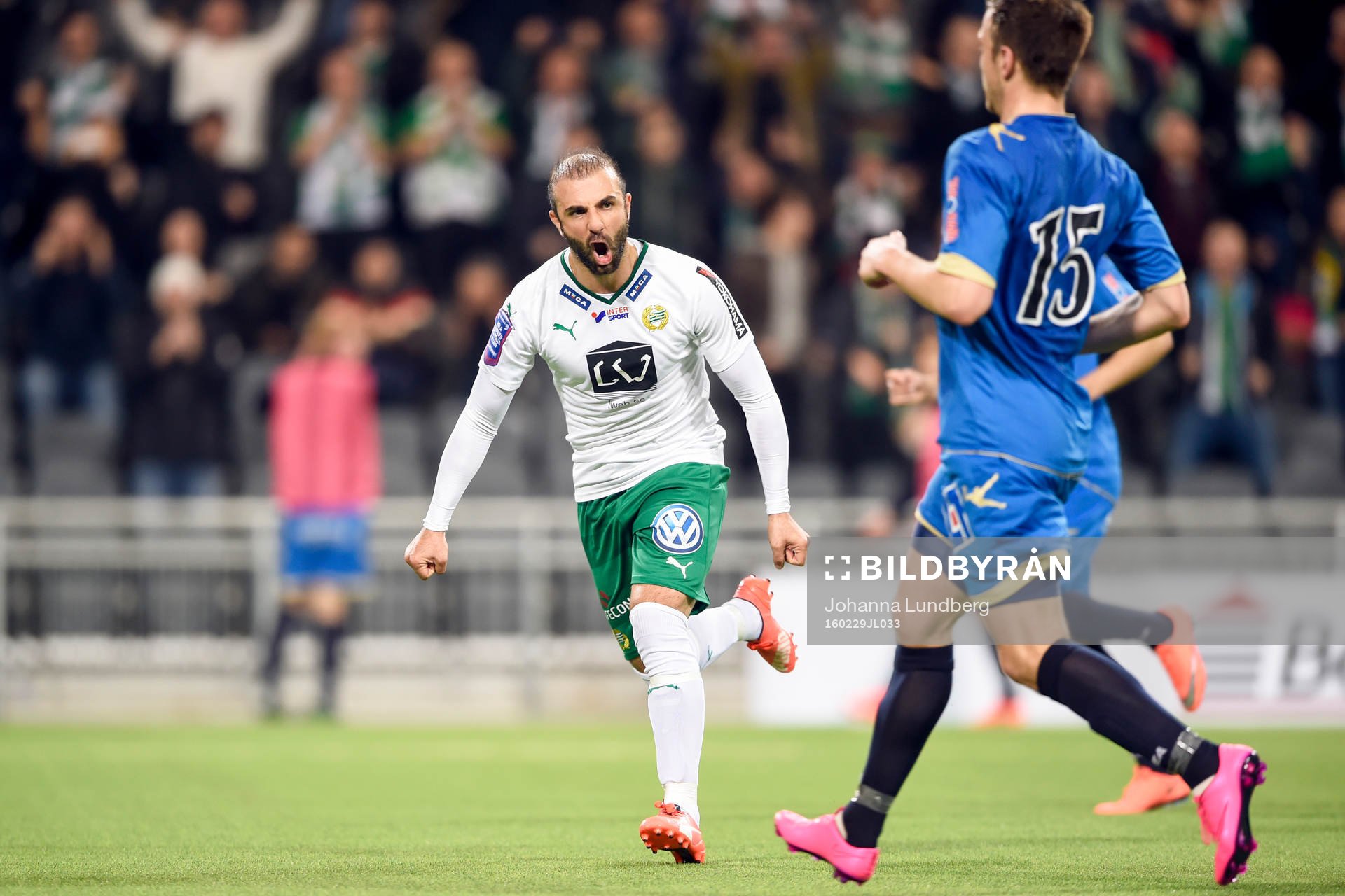 Hammarbys Kennedy Bakircioglu jublar