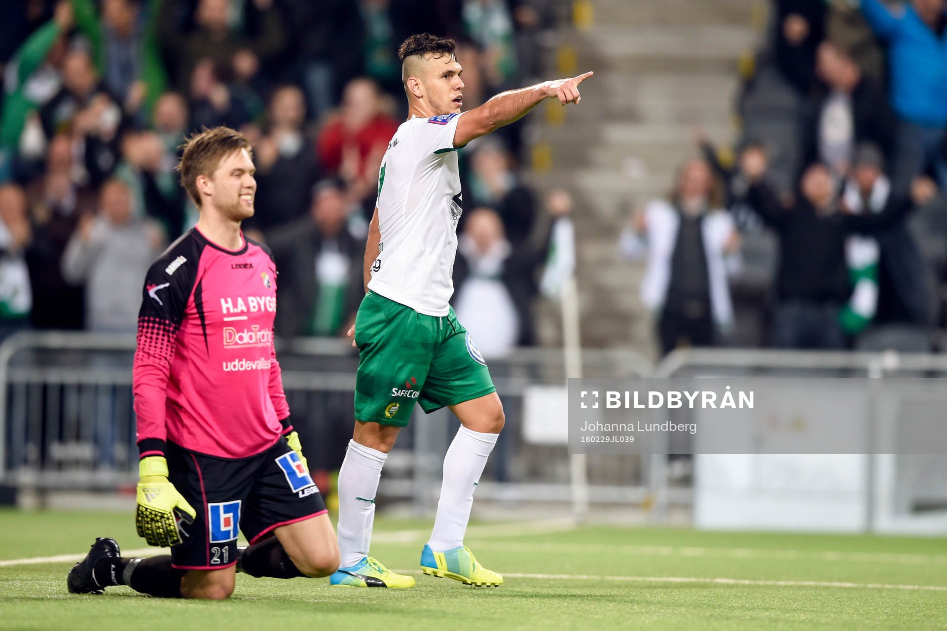 Hammarbys Alexssander Medeiros de Azeredo jublar