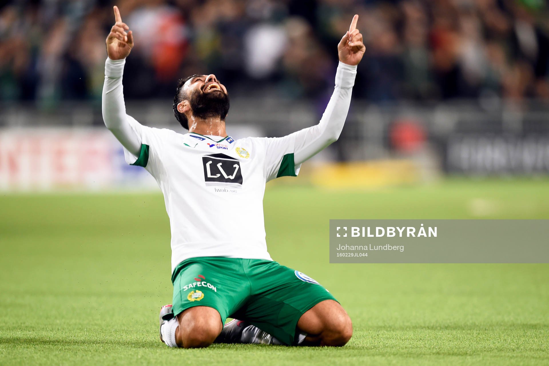 Hammarbys Imad Khalili jublar