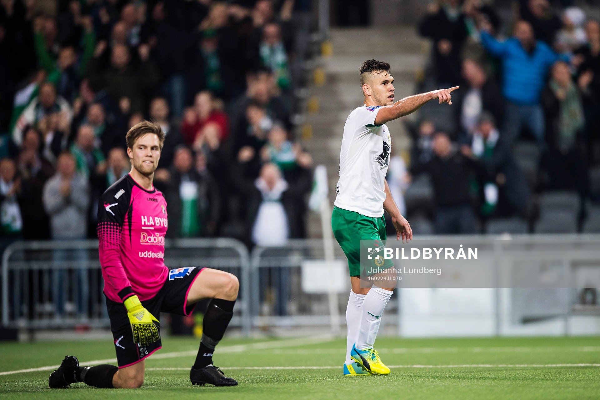 Hammarbys Alexssander Medeiros de Azeredo gör 3-2 och