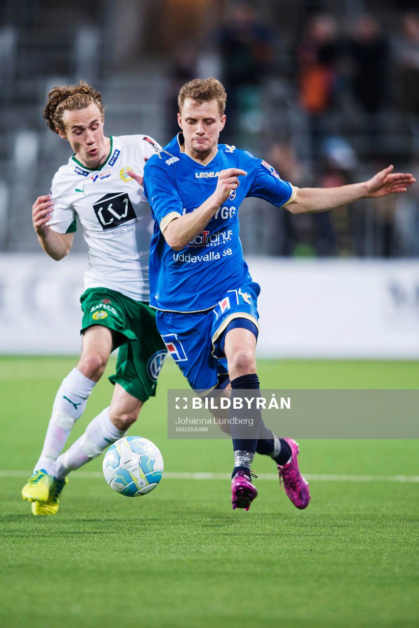 Hammarbys Fredrik Torsteinbö och Ljungskiles Jakob Olsson