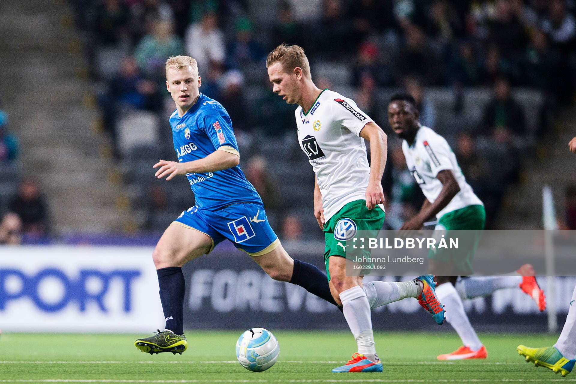 Ljungskiles Petter Björlund och Hammarbys Erik Israelsson