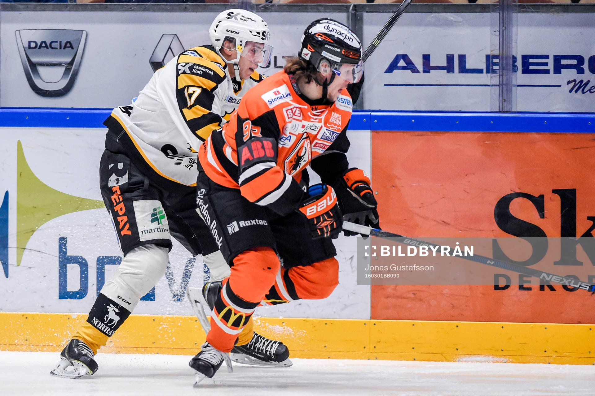 Skellefteås Pär Lindholm och Karlskronas Jesper Olofsson
