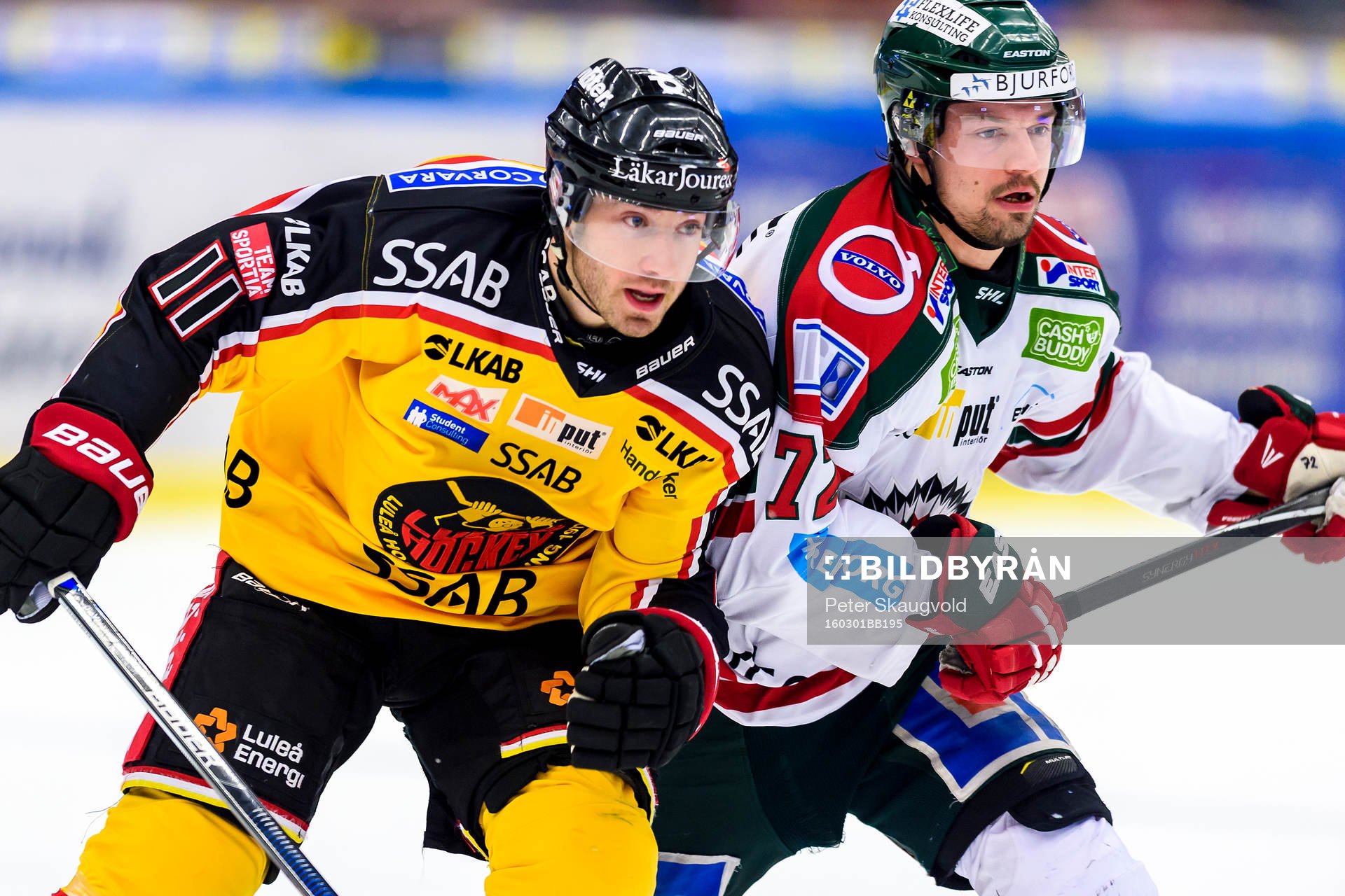 Luleås Jacob Micflikier och Frölundas Patrik Carlsson