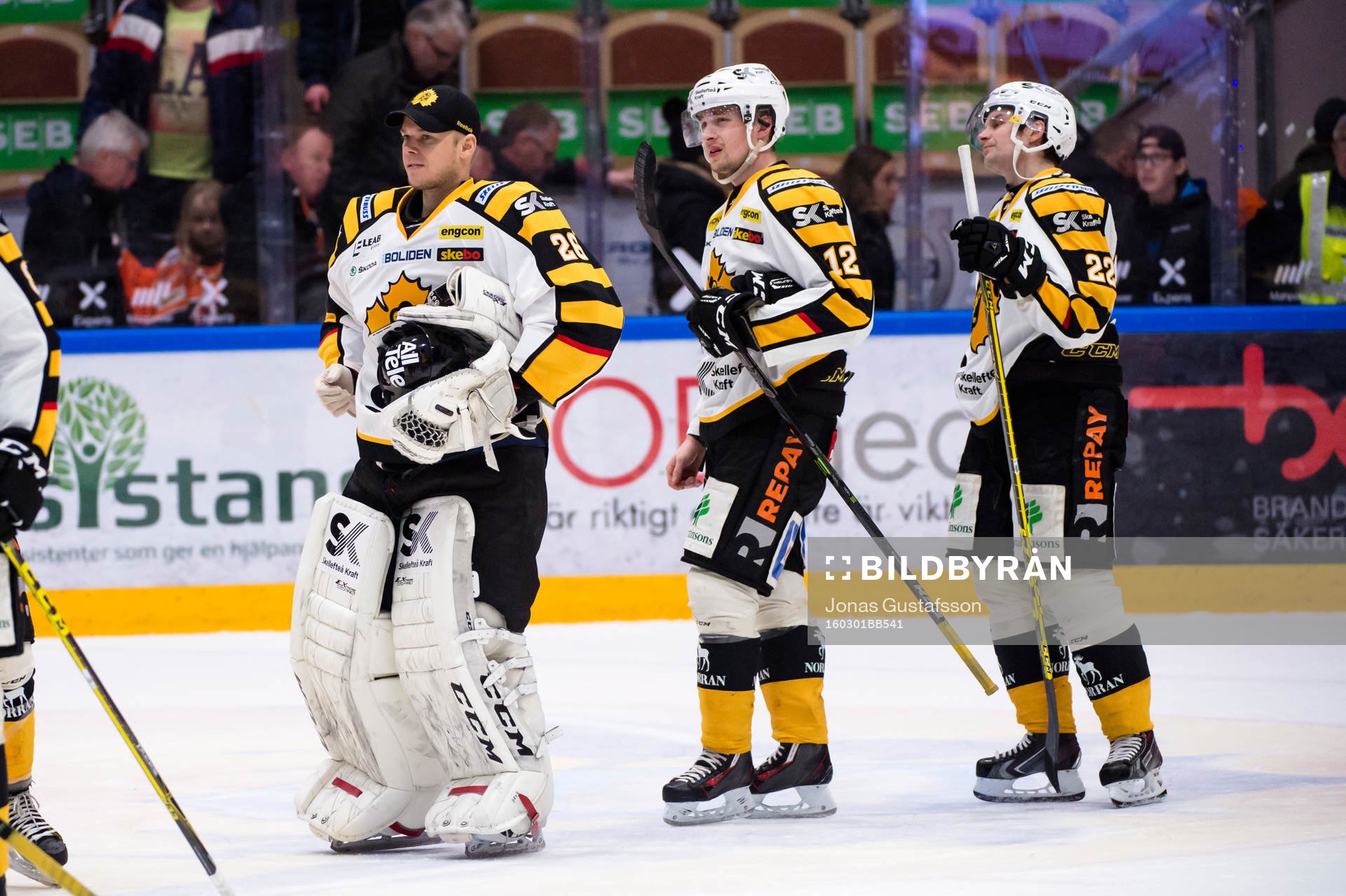 Skellefteås målvakt Johan Backlund