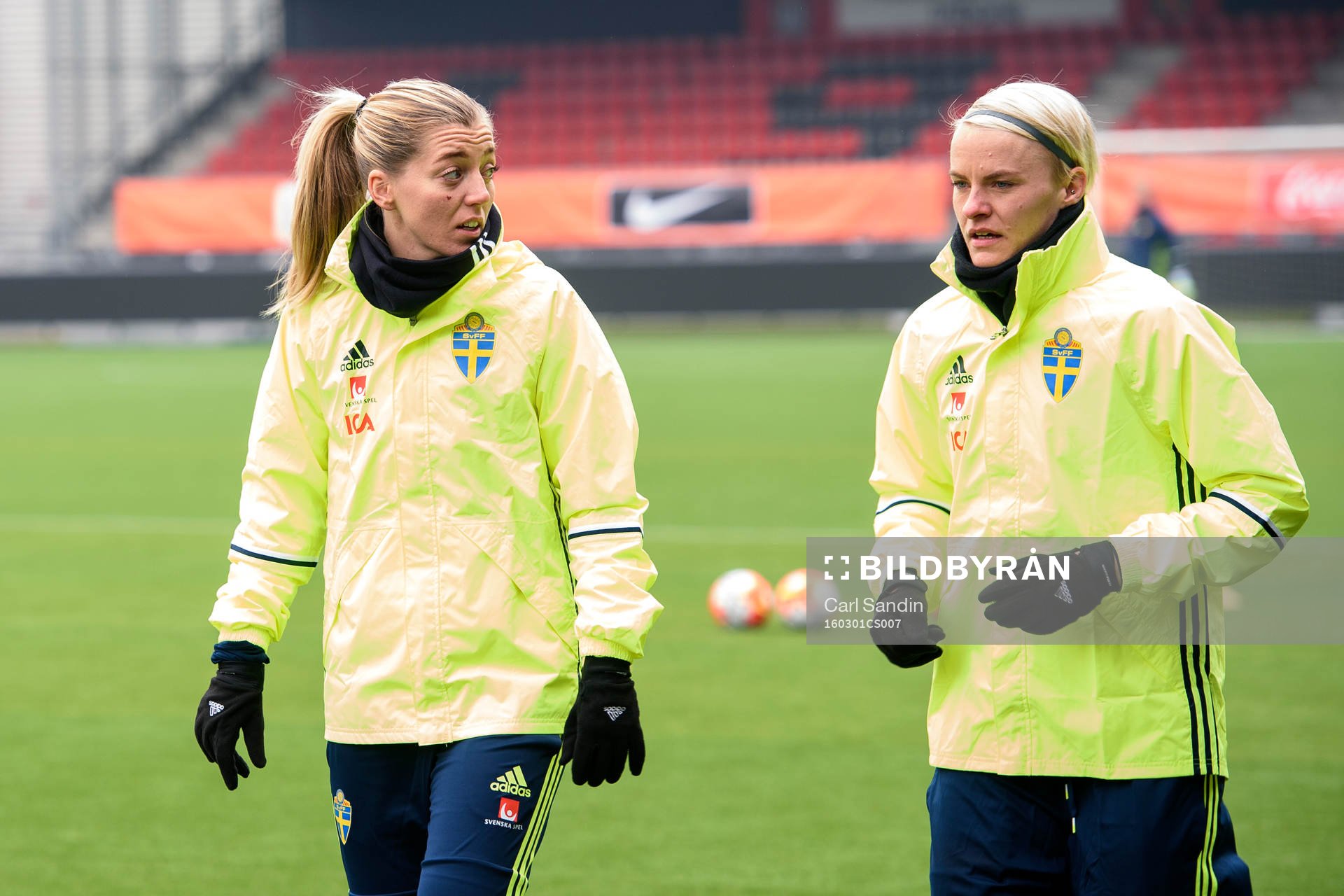 Sveriges Linda Sembrant och Nilla Fischer
