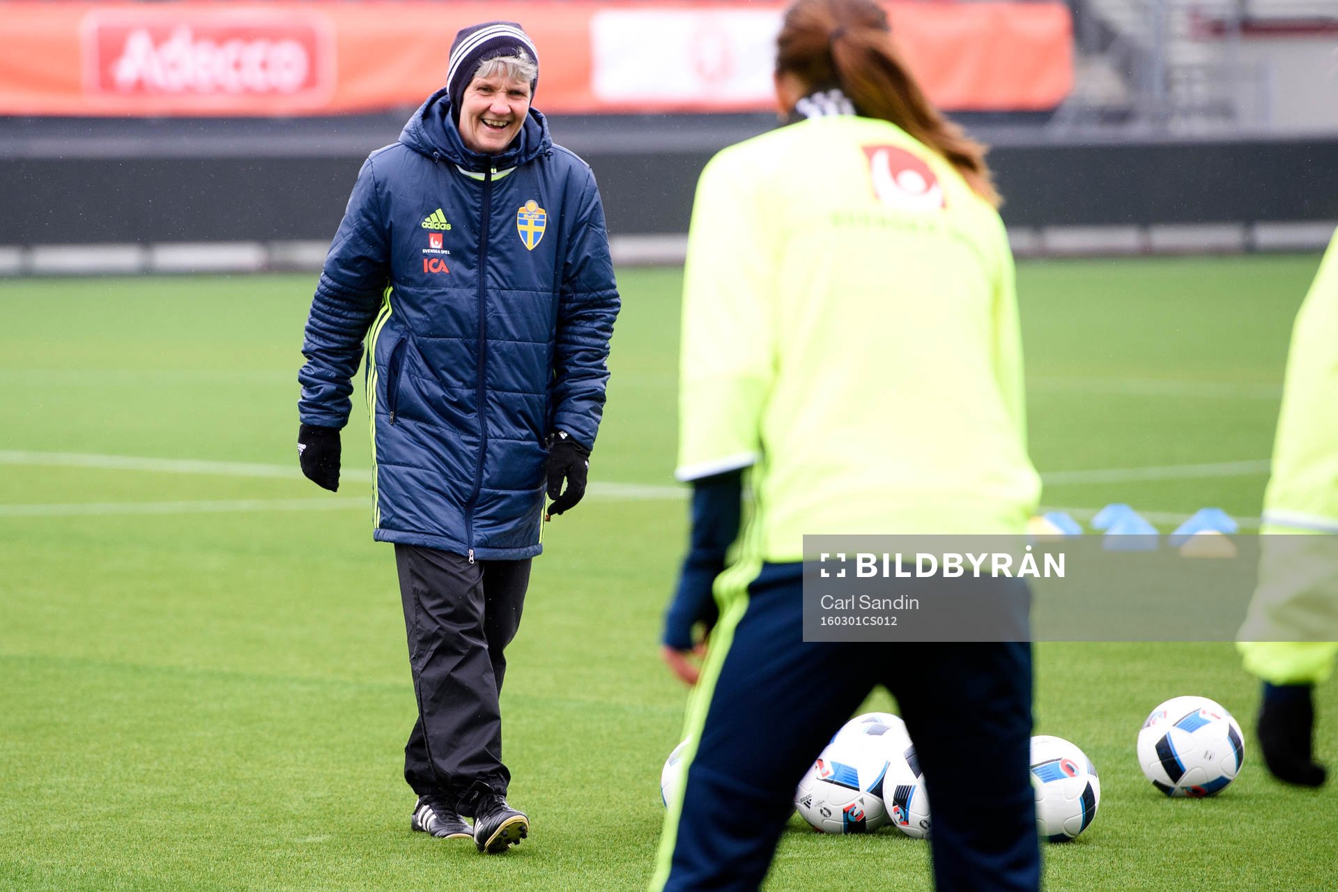 Sveriges förbundskapten Pia Sundhage