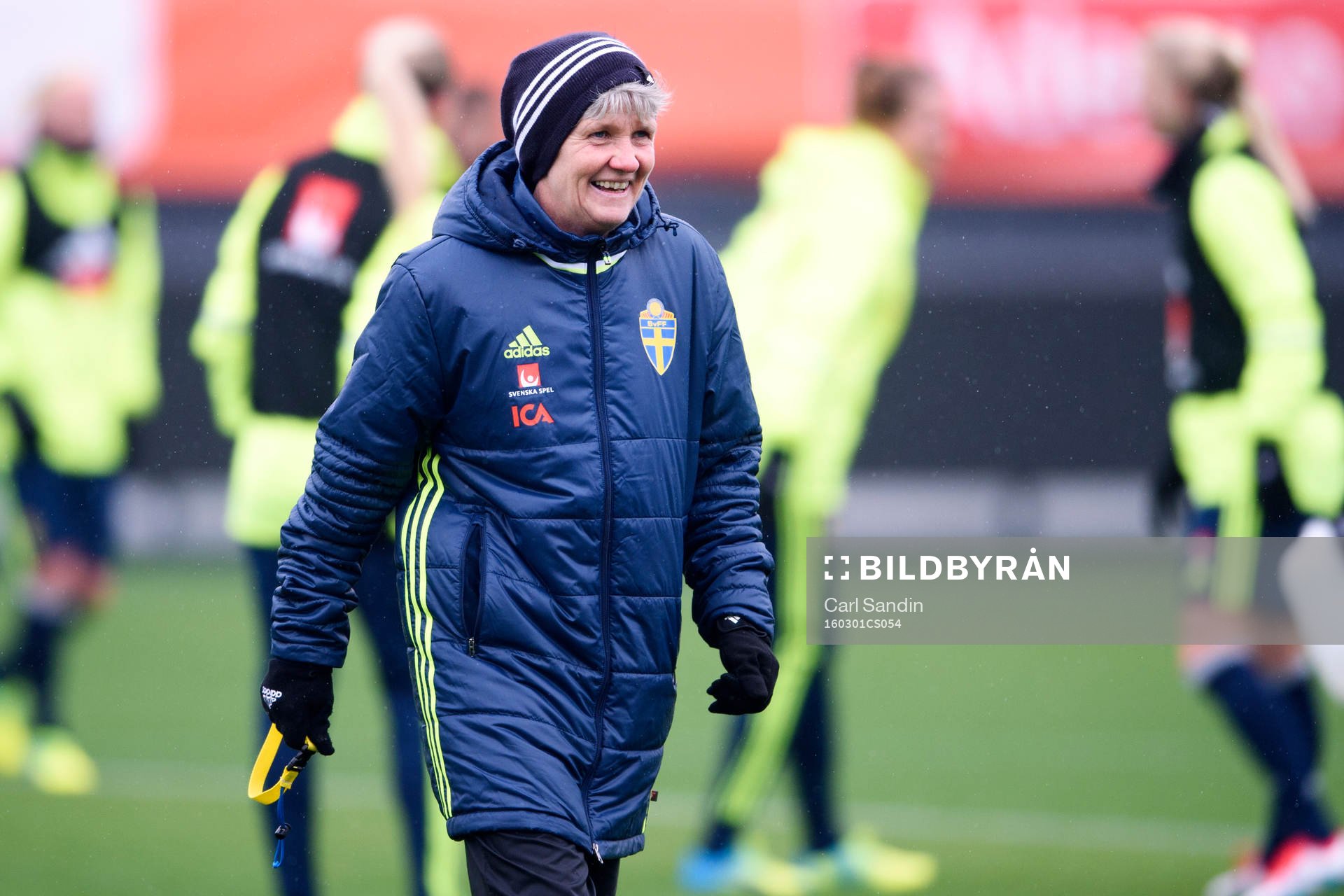 Sveriges förbundskapten Pia Sundhage