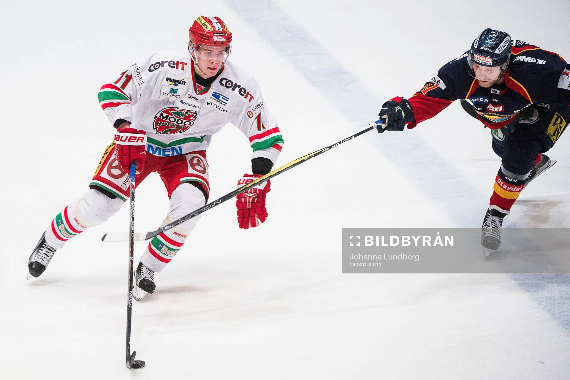 Modos Victor Olofsson och Djurgårdens Patrick Thoresen