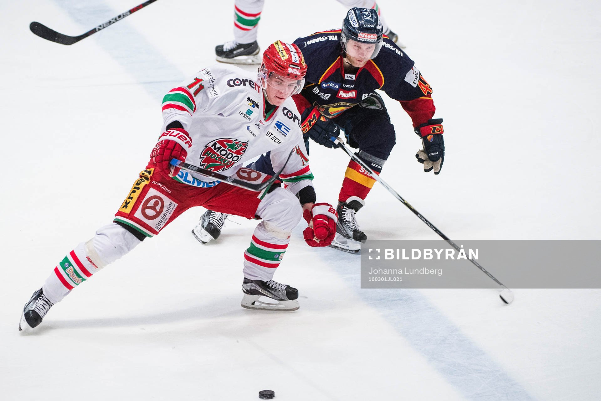 Modos Victor Olofsson och Djurgårdens Patrick Thoresen