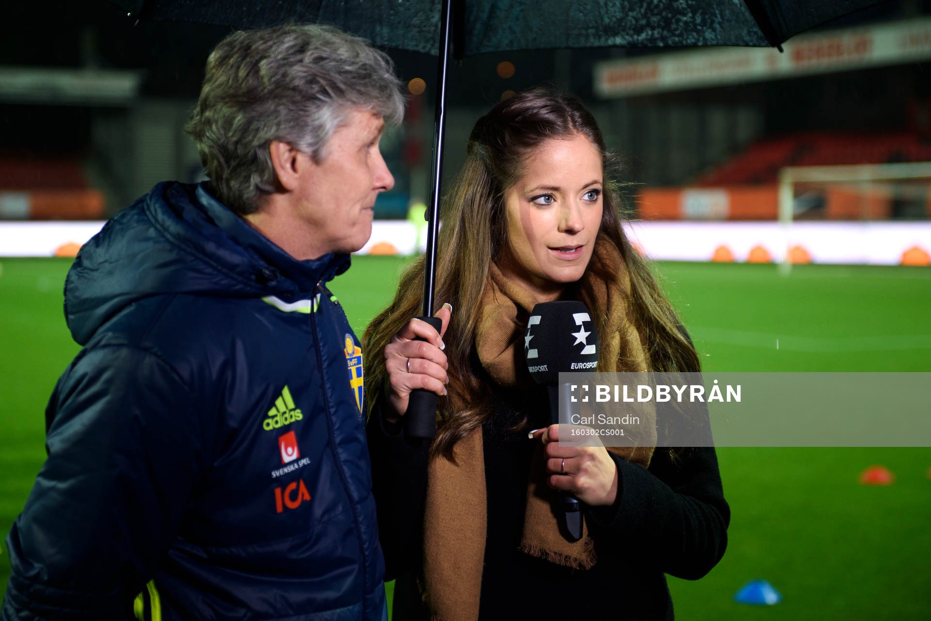 Isabel Boltenstern intervjuar Sveriges förbundskapten Pia