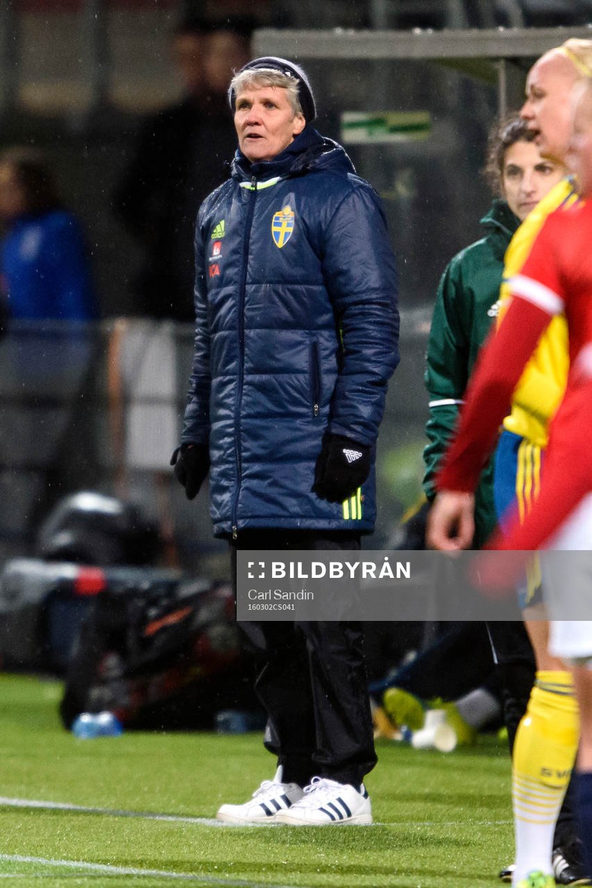 Sveriges förbundskapten Pia Sundhage