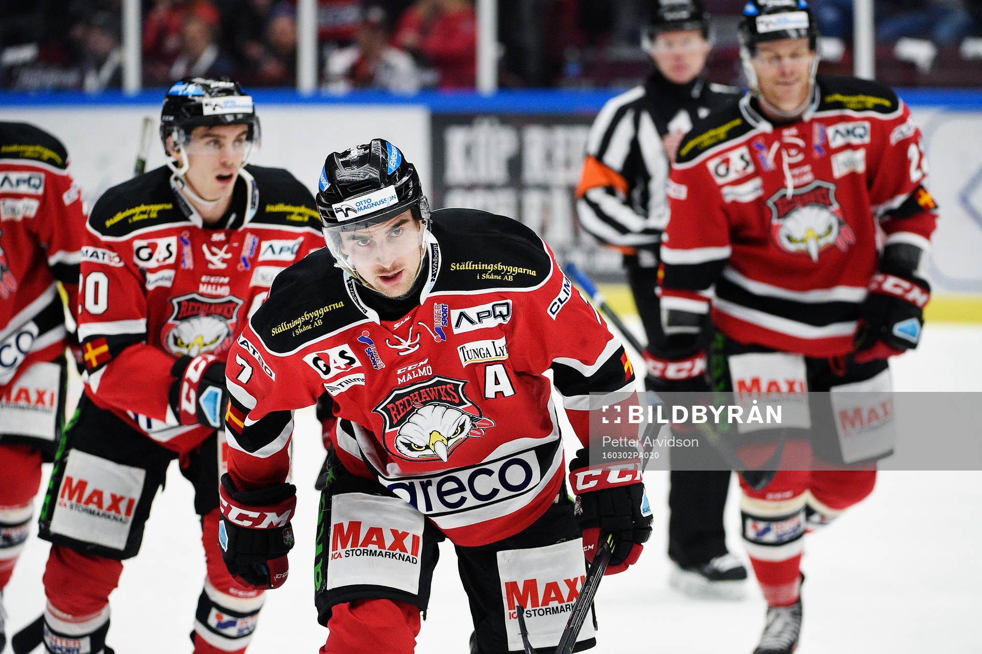 Malmö Redhawks Nils Andersson jublar