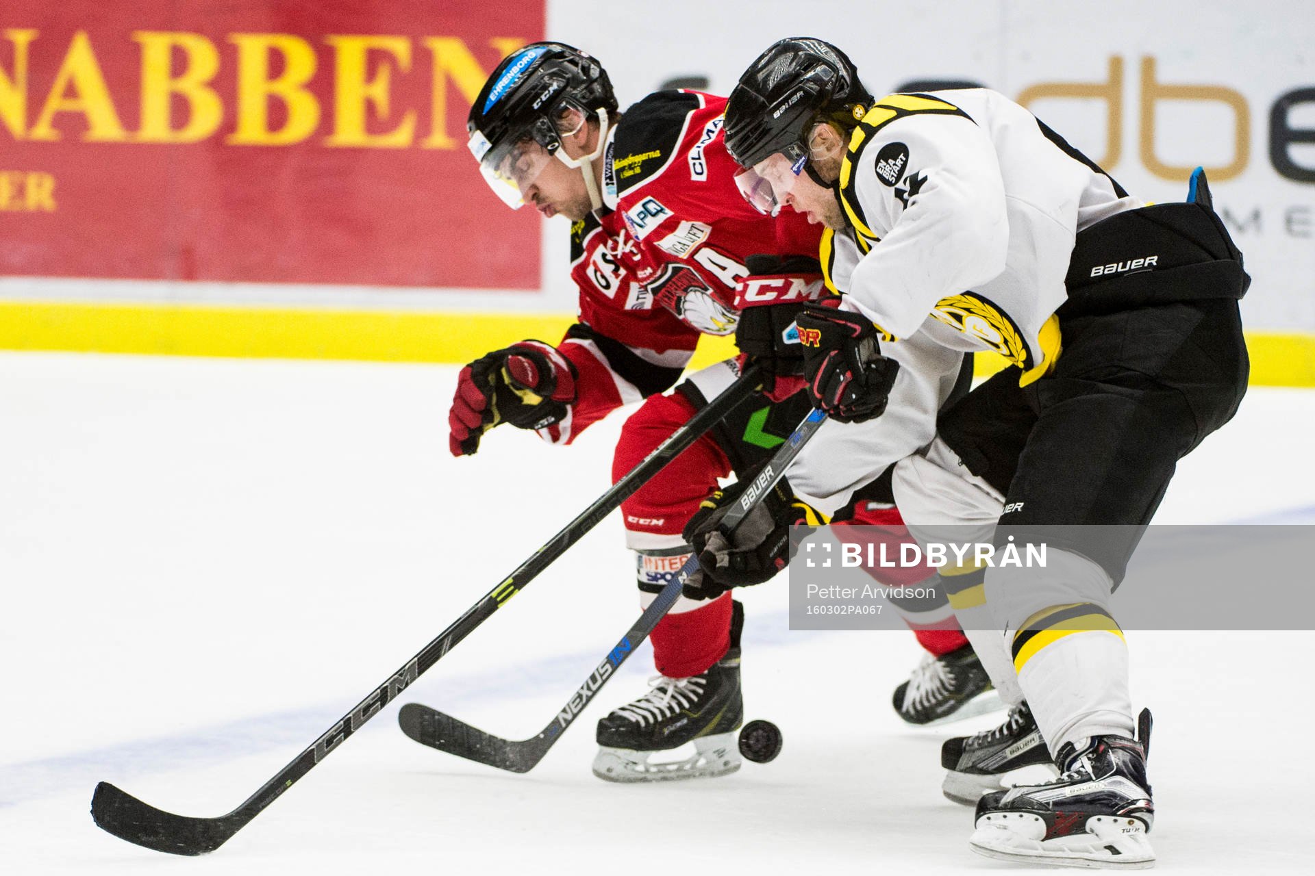 Malmö Redhawks Nils Andersson och Brynäs Jesper Ollas